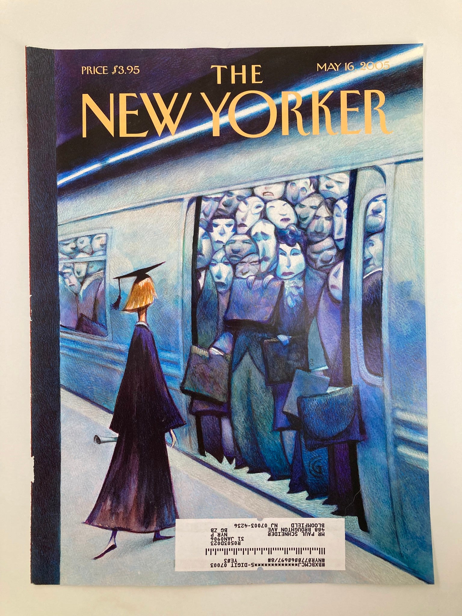 COVER ONLY The New Yorker May 16 2005 On Her Way by Carter Goodrich