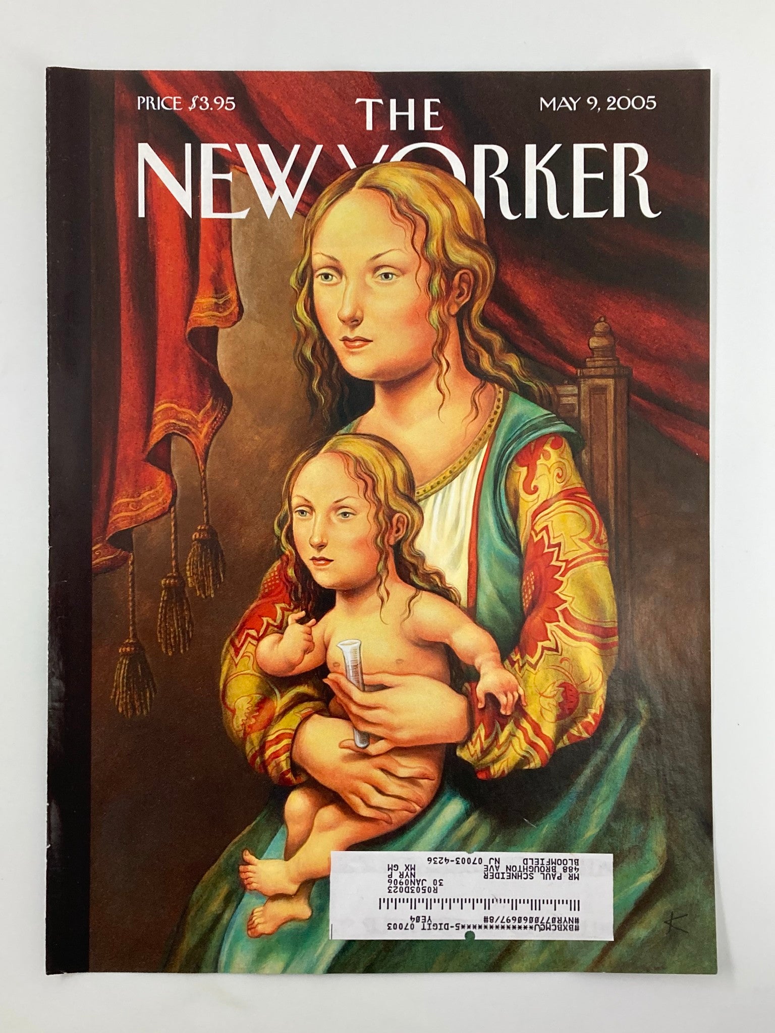 COVER ONLY The New Yorker May 9 2005 Mother & Like Daughter by Anita Kunz