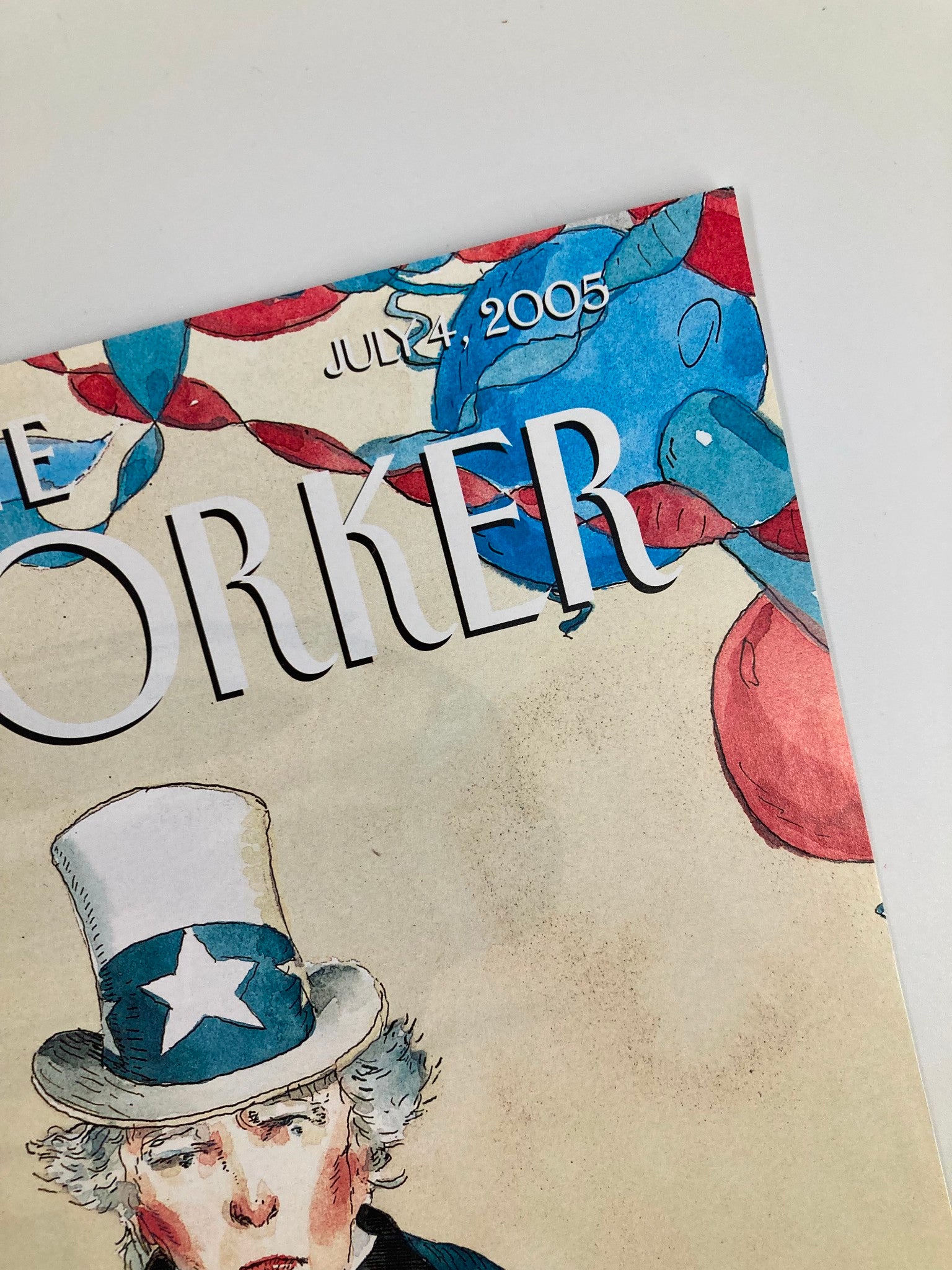 COVER ONLY The New Yorker July 4 2005 Party of Clad by Barry Blitt