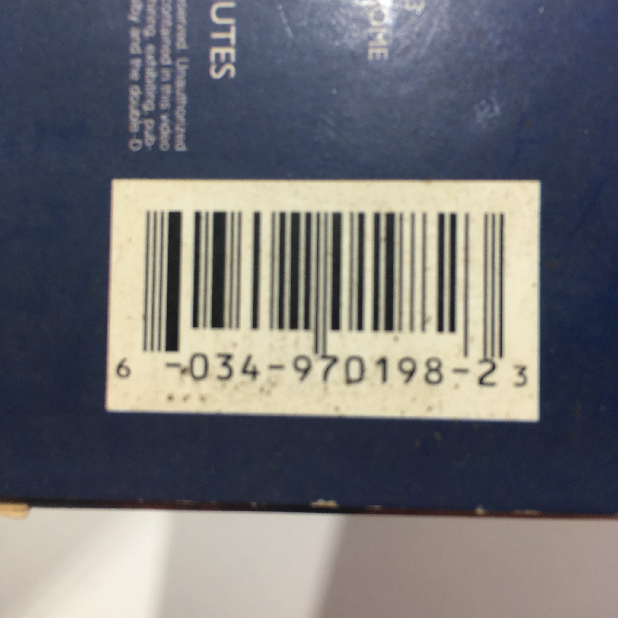 Barcode of the Led Zeppelin (2003) DVD packaging for inventory and tracking purposes.