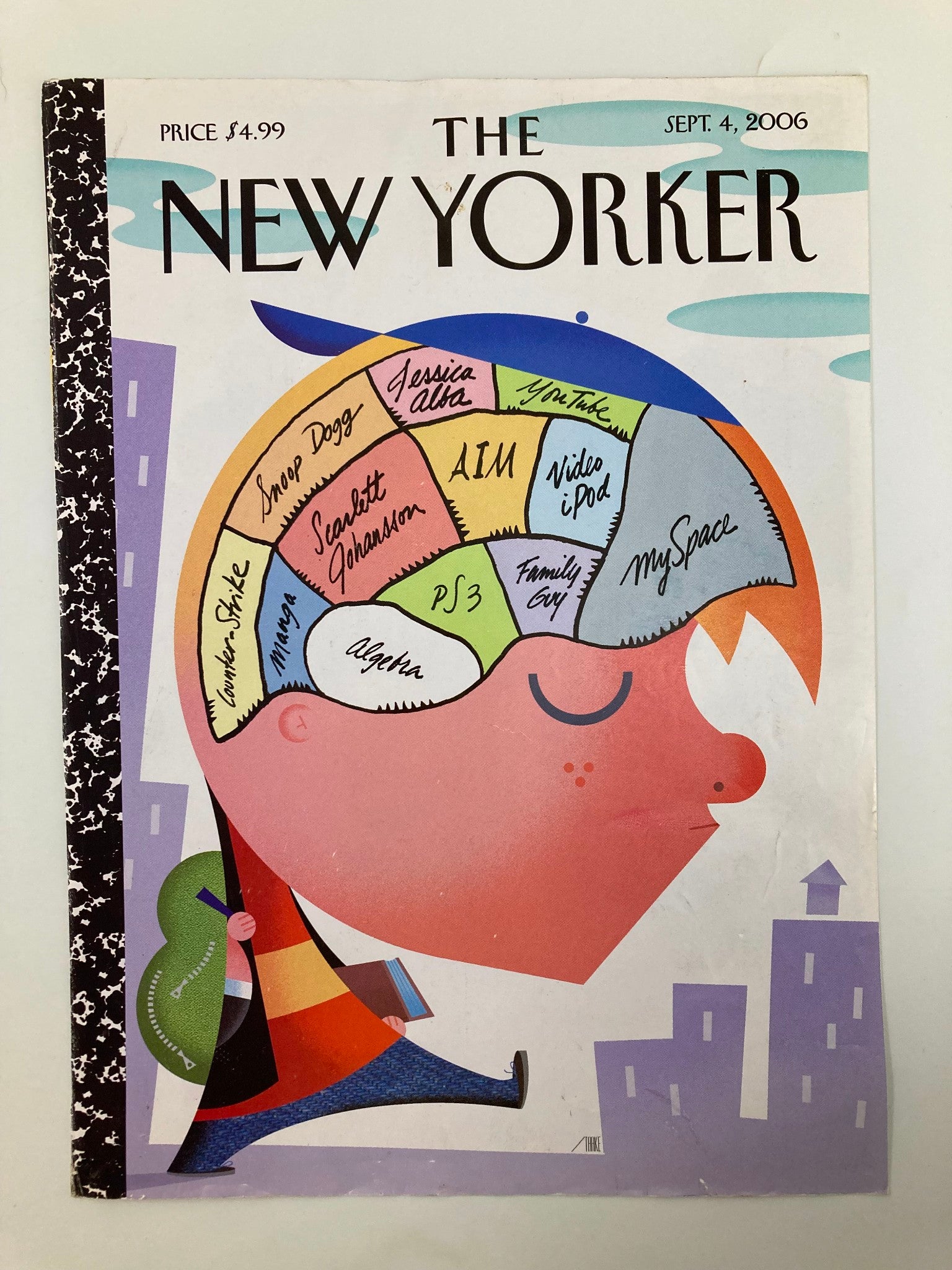 COVER ONLY The New Yorker September 4 2006 Back To Cool by Bob Staake No Label