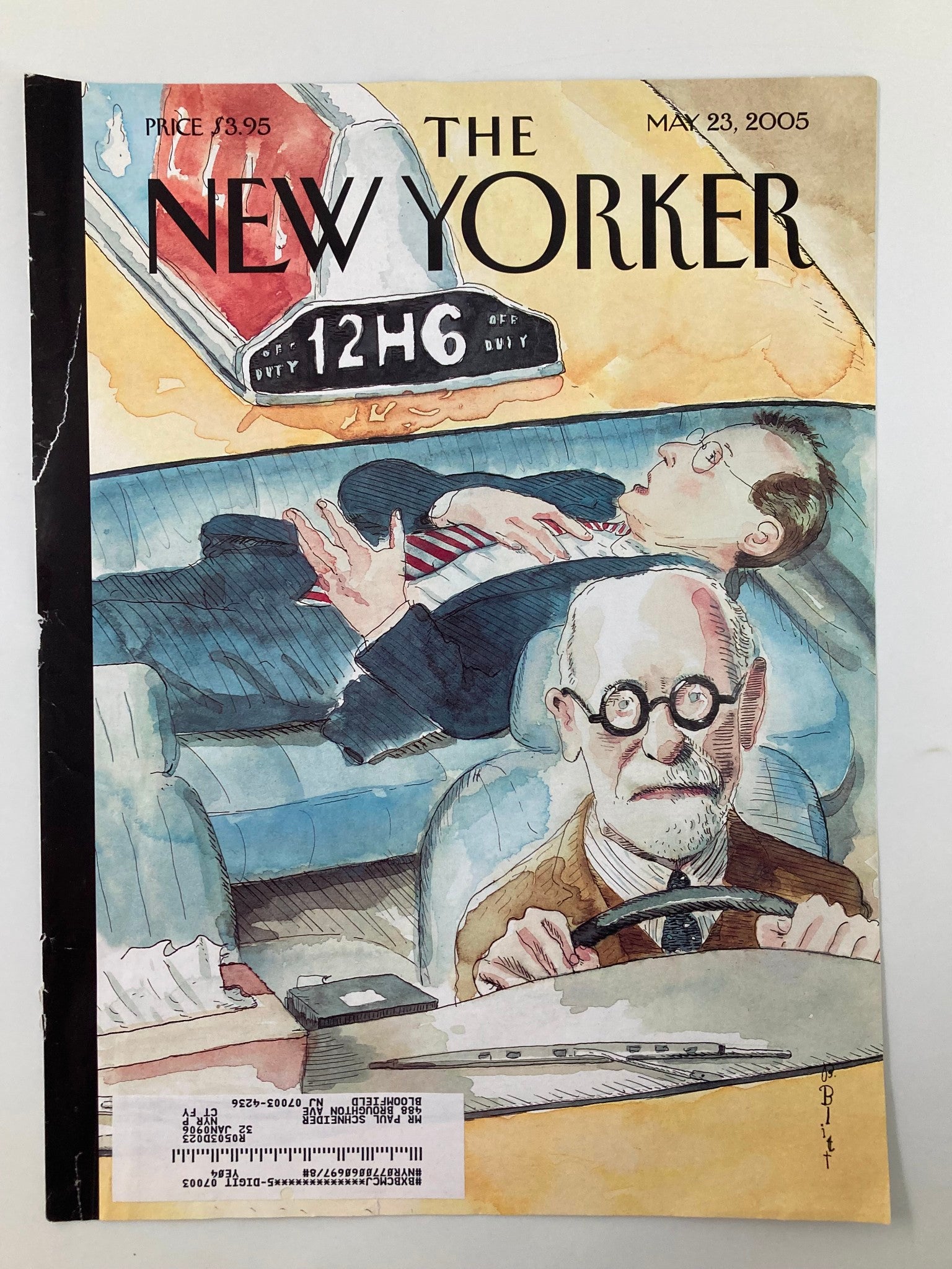 COVER ONLY The New Yorker May 23 2005 The Meter is Running by Barry Blitt