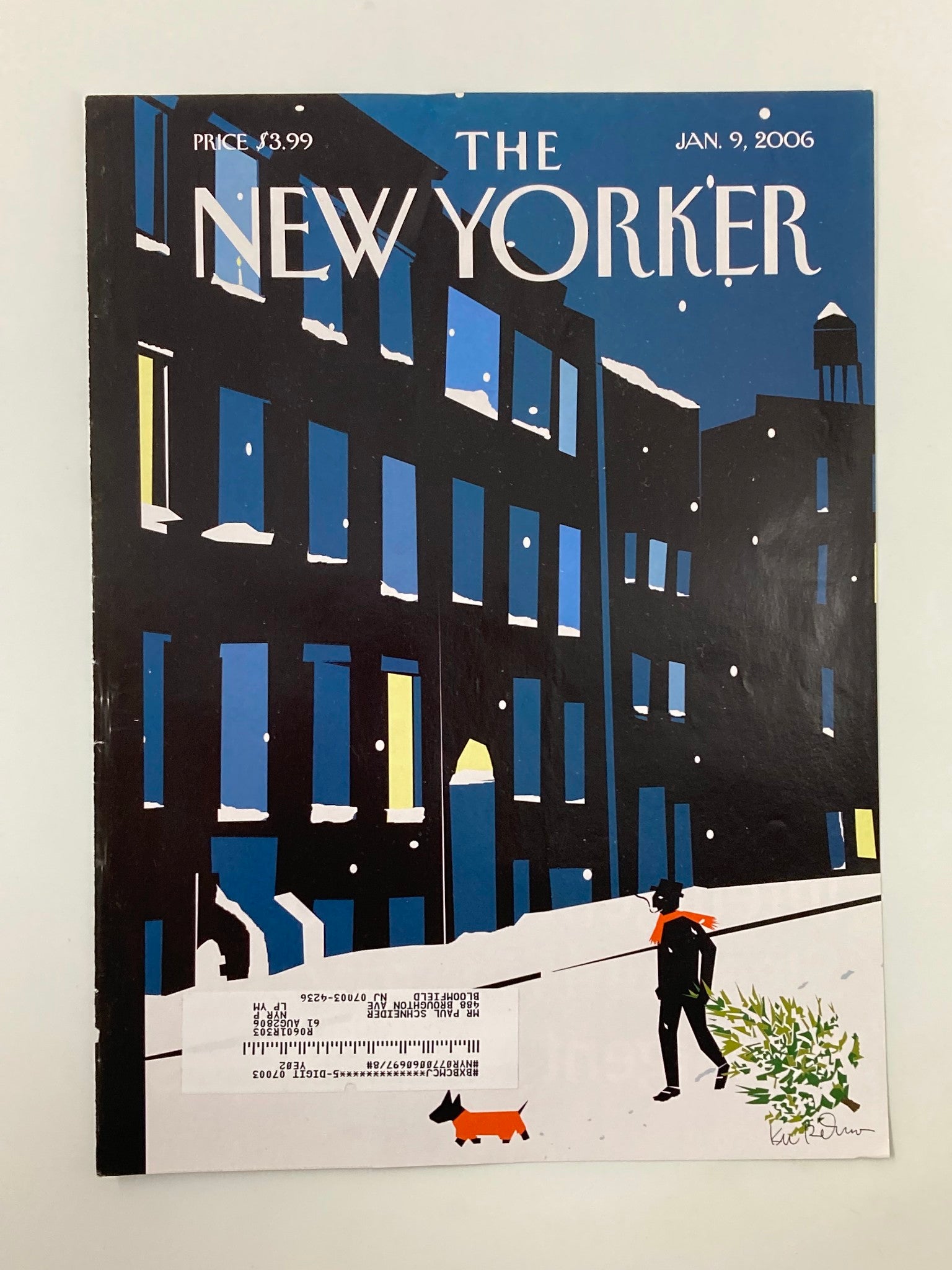 COVER ONLY The New Yorker January 9 2006 Out with the Old by Kim DeMarco