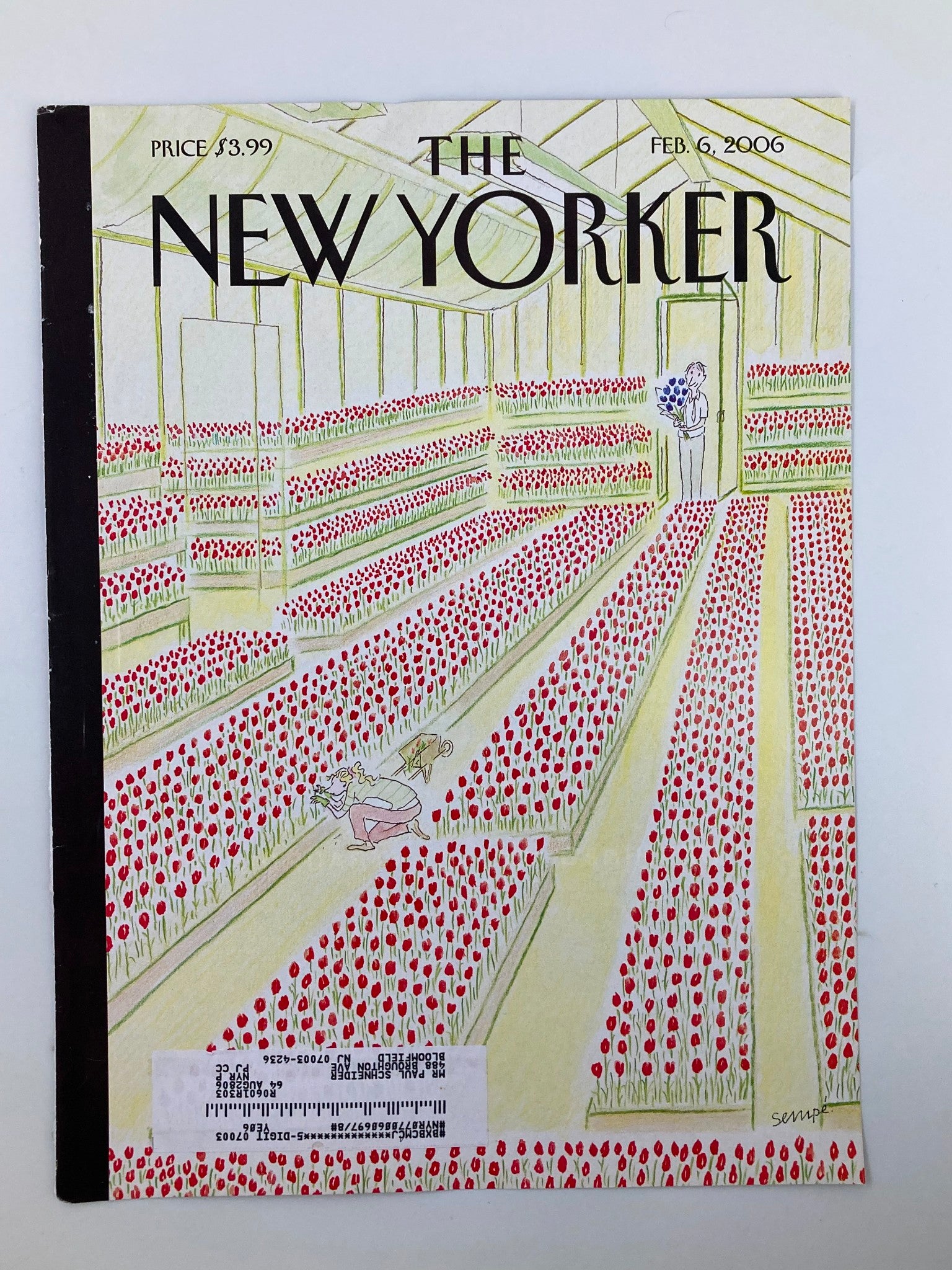 COVER ONLY The New Yorker February 6 2006 Just What She Needs by J-Jacques Sempe