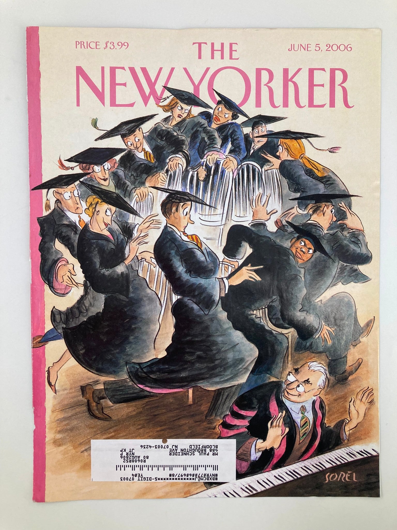 COVER ONLY The New Yorker June 5 2006 Musical Chairs by Edward Sorel