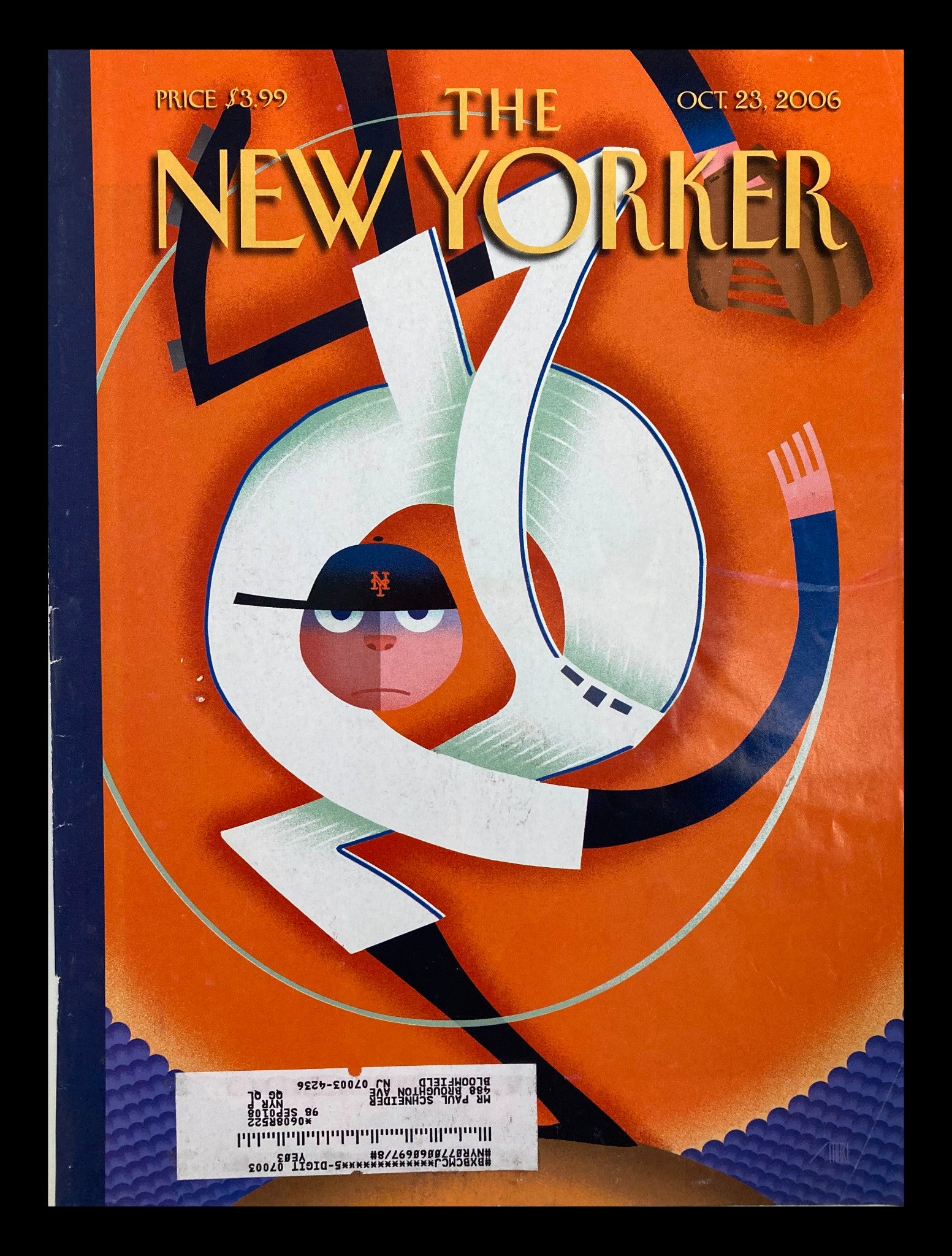 COVER ONLY The New Yorker October 23 2006 The Windup by Bob Staake