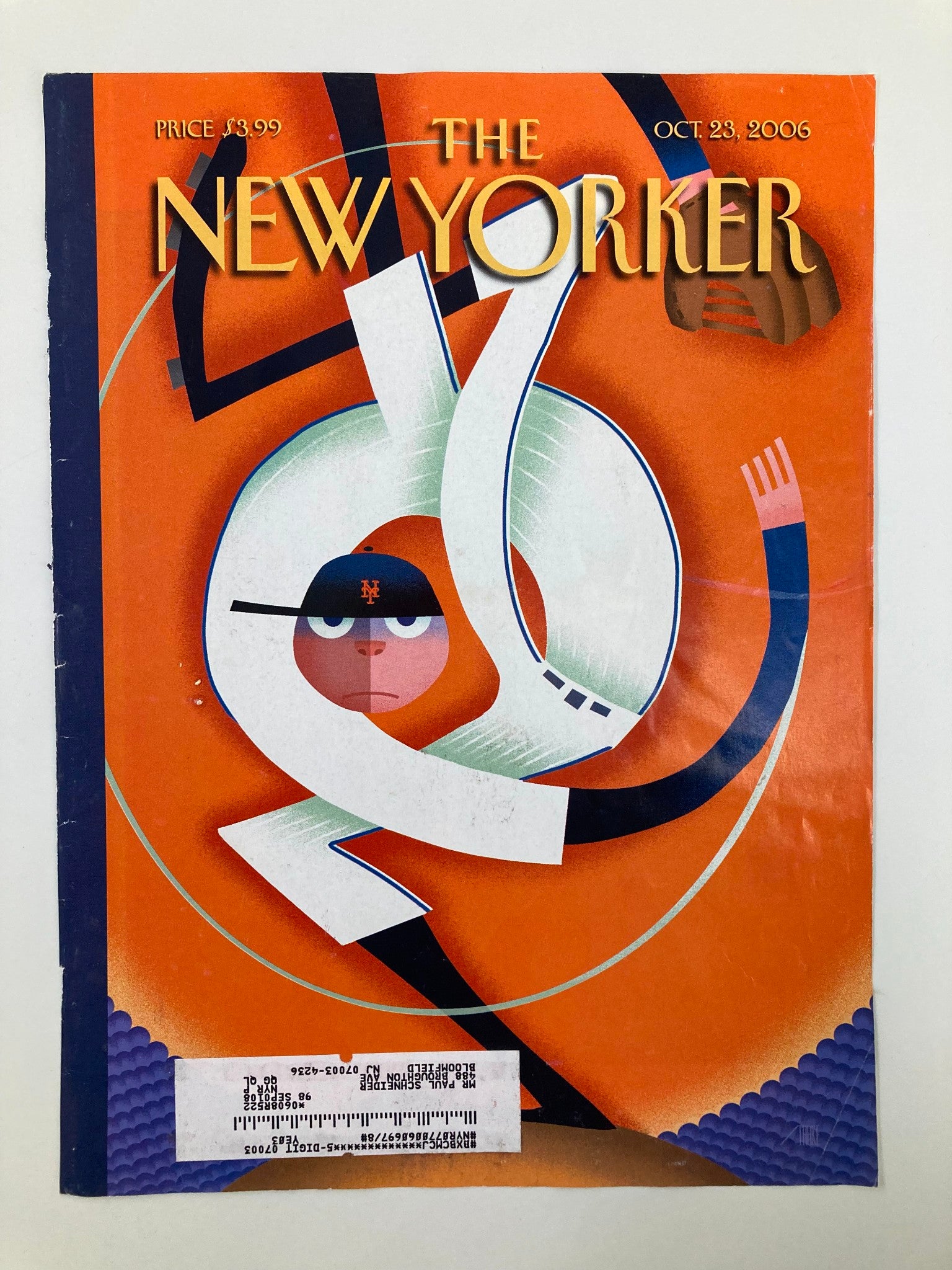 COVER ONLY The New Yorker October 23 2006 The Windup by Bob Staake