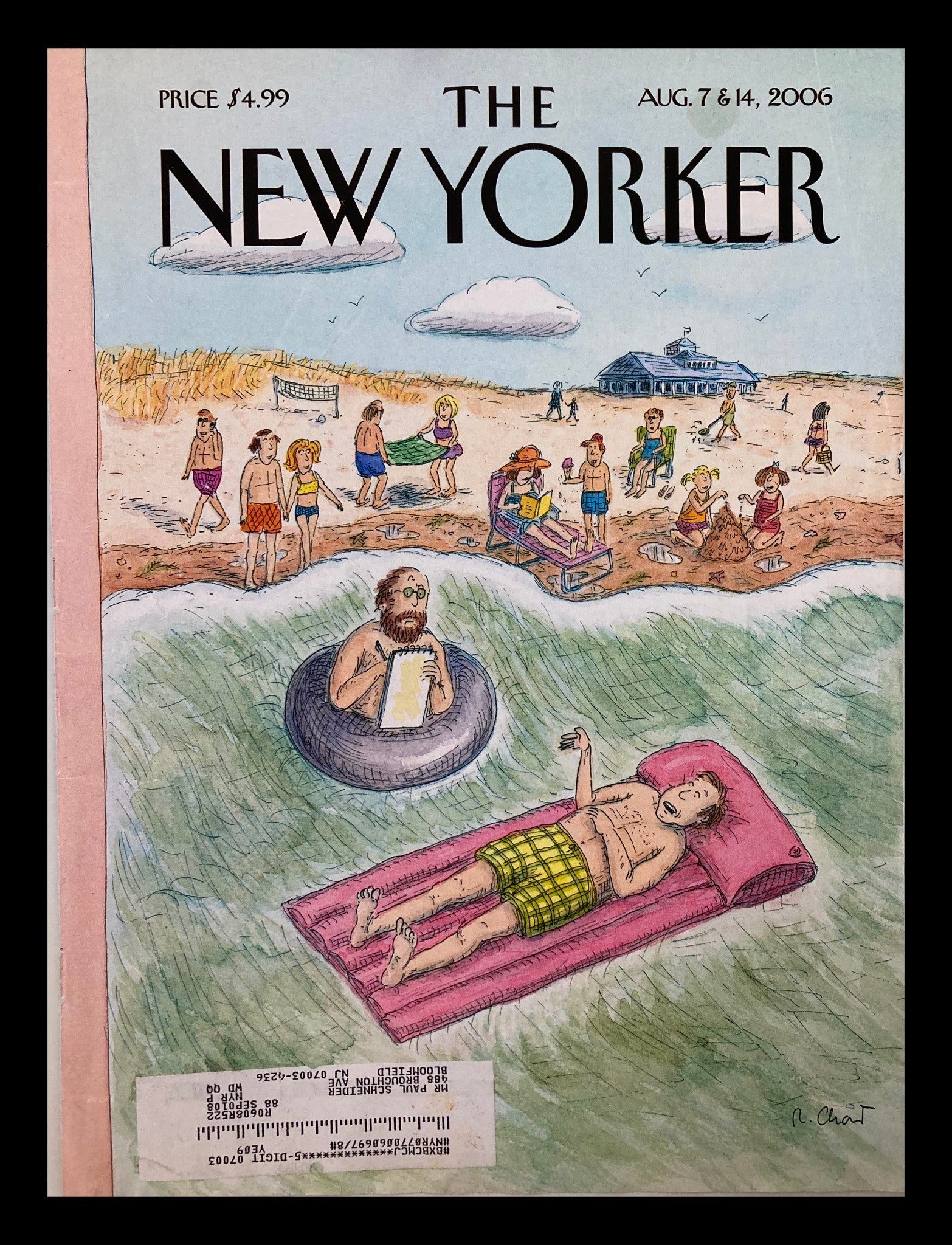 COVER ONLY The New Yorker August 7 2006 Emergency Session by Roz Chast