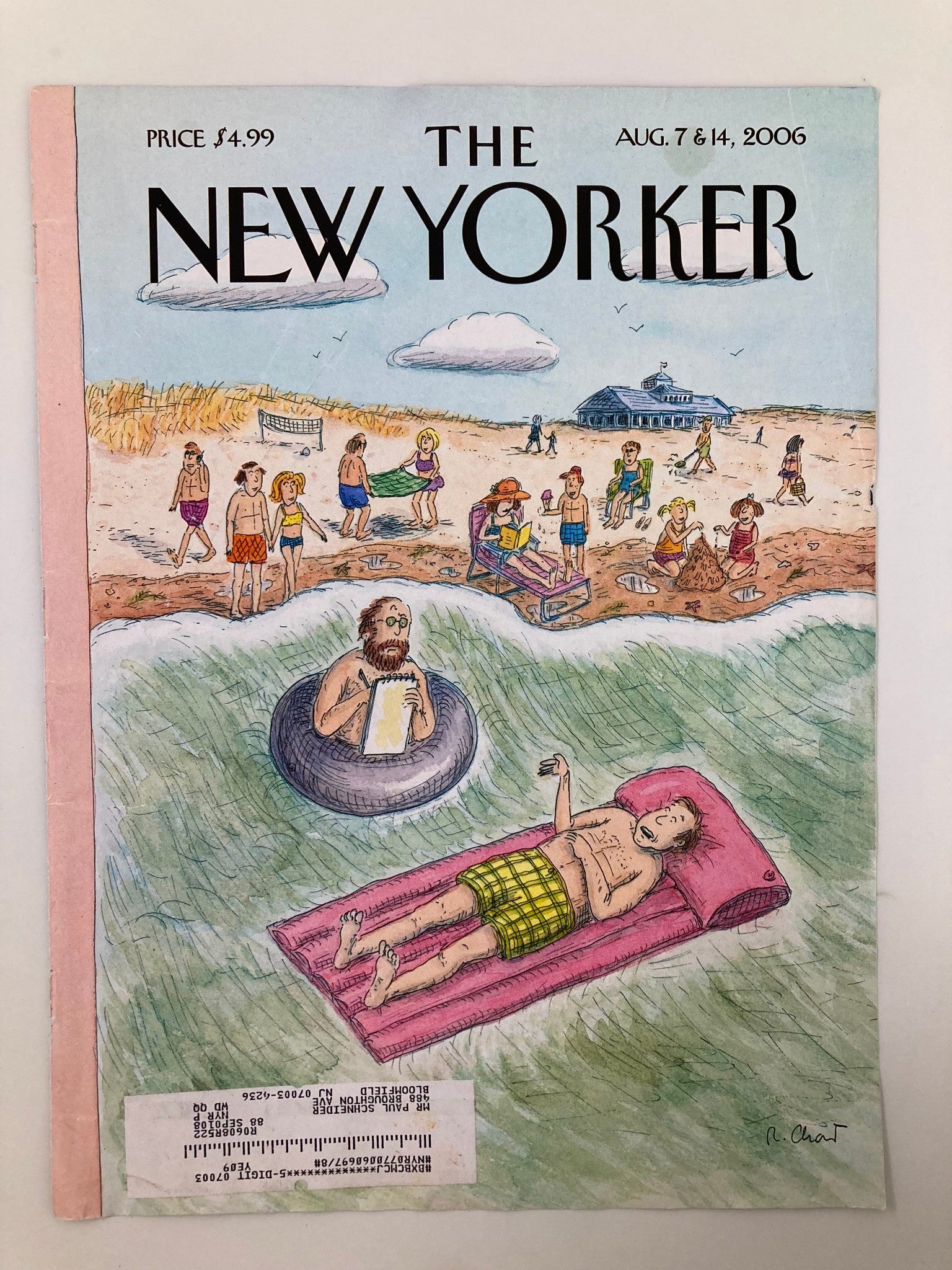 COVER ONLY The New Yorker August 7 2006 Emergency Session by Roz Chast