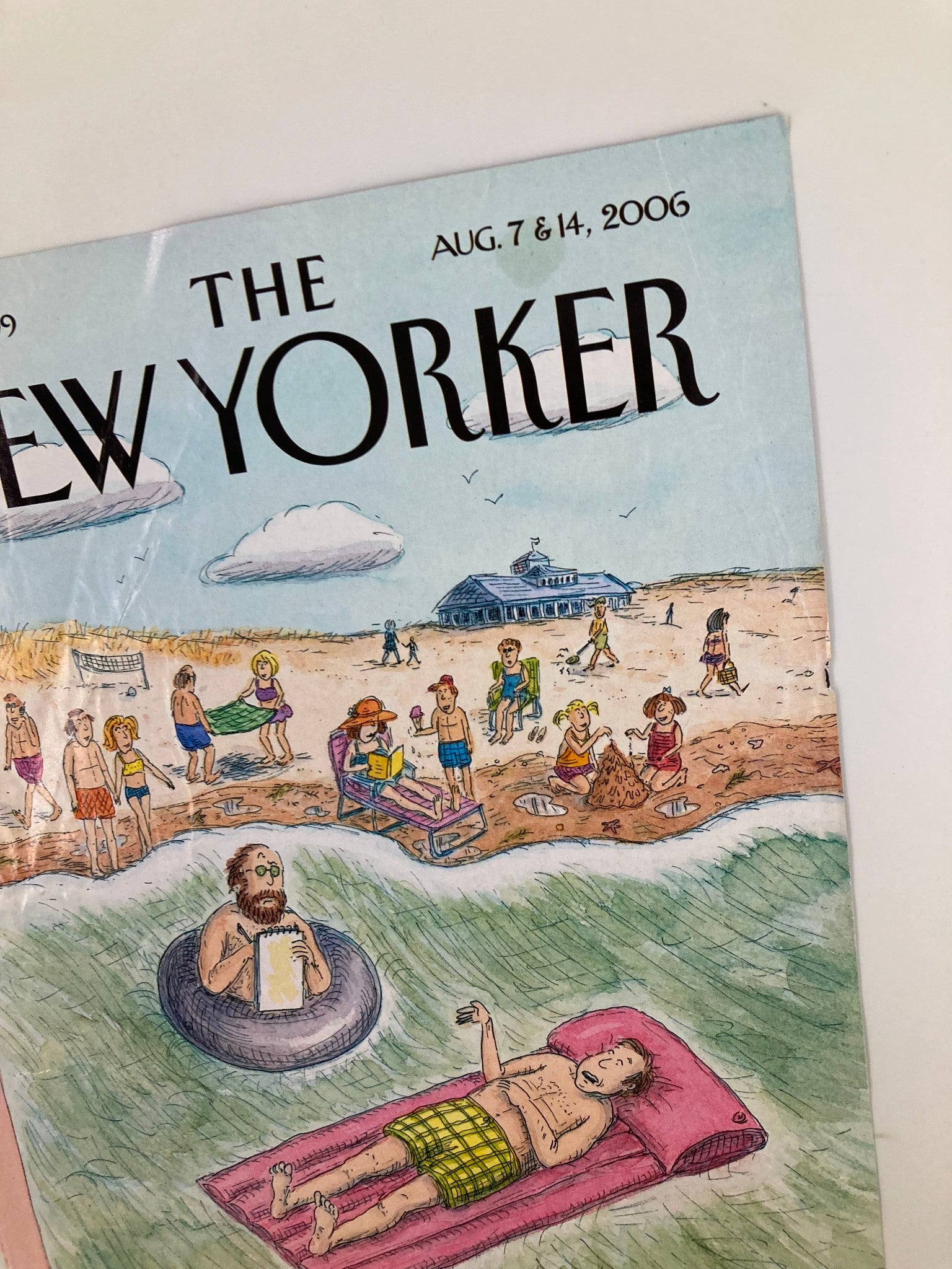 COVER ONLY The New Yorker August 7 2006 Emergency Session by Roz Chast