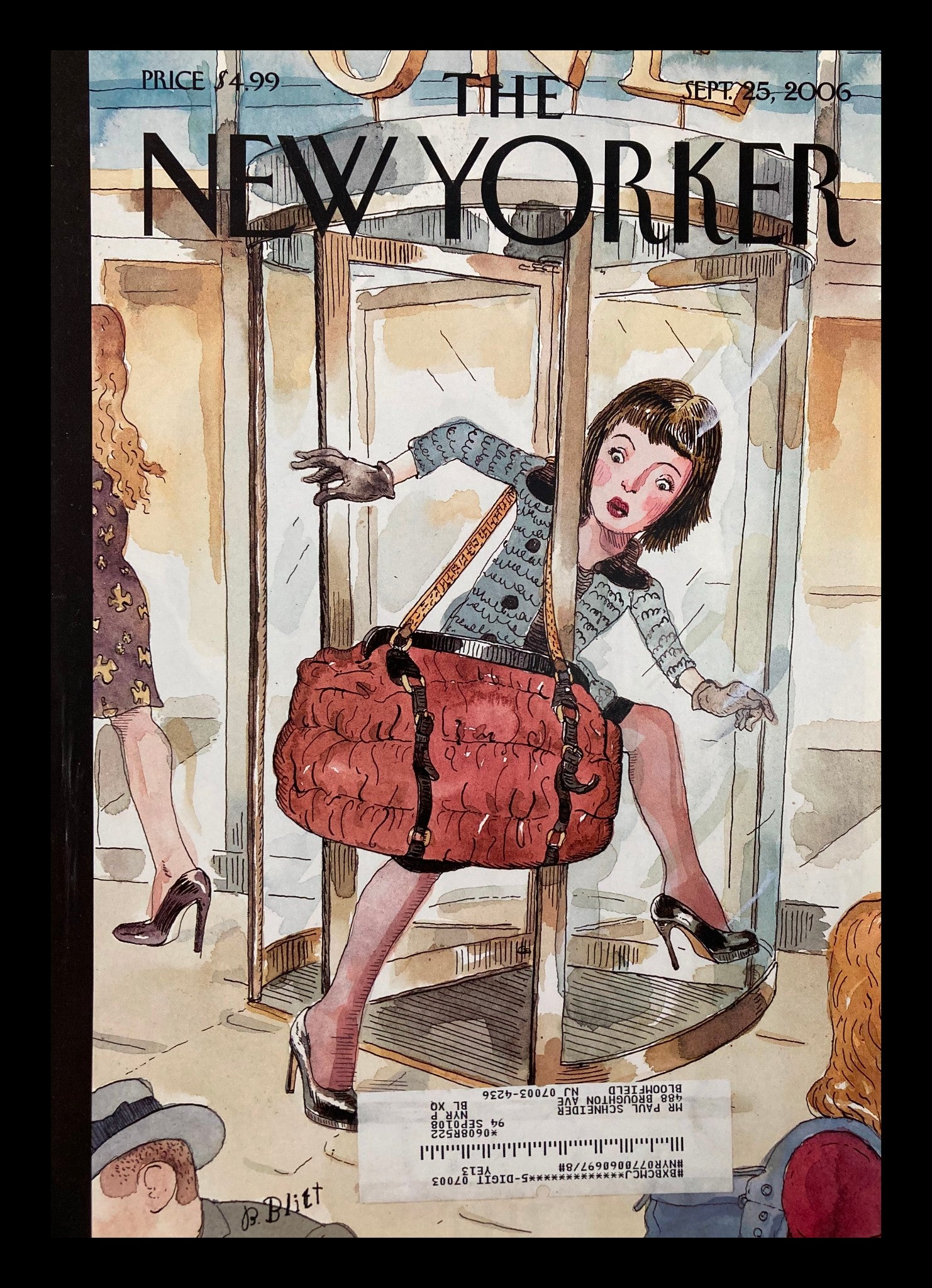 COVER ONLY The New Yorker September 25 2006 Wasted Energy by Barry Blitt