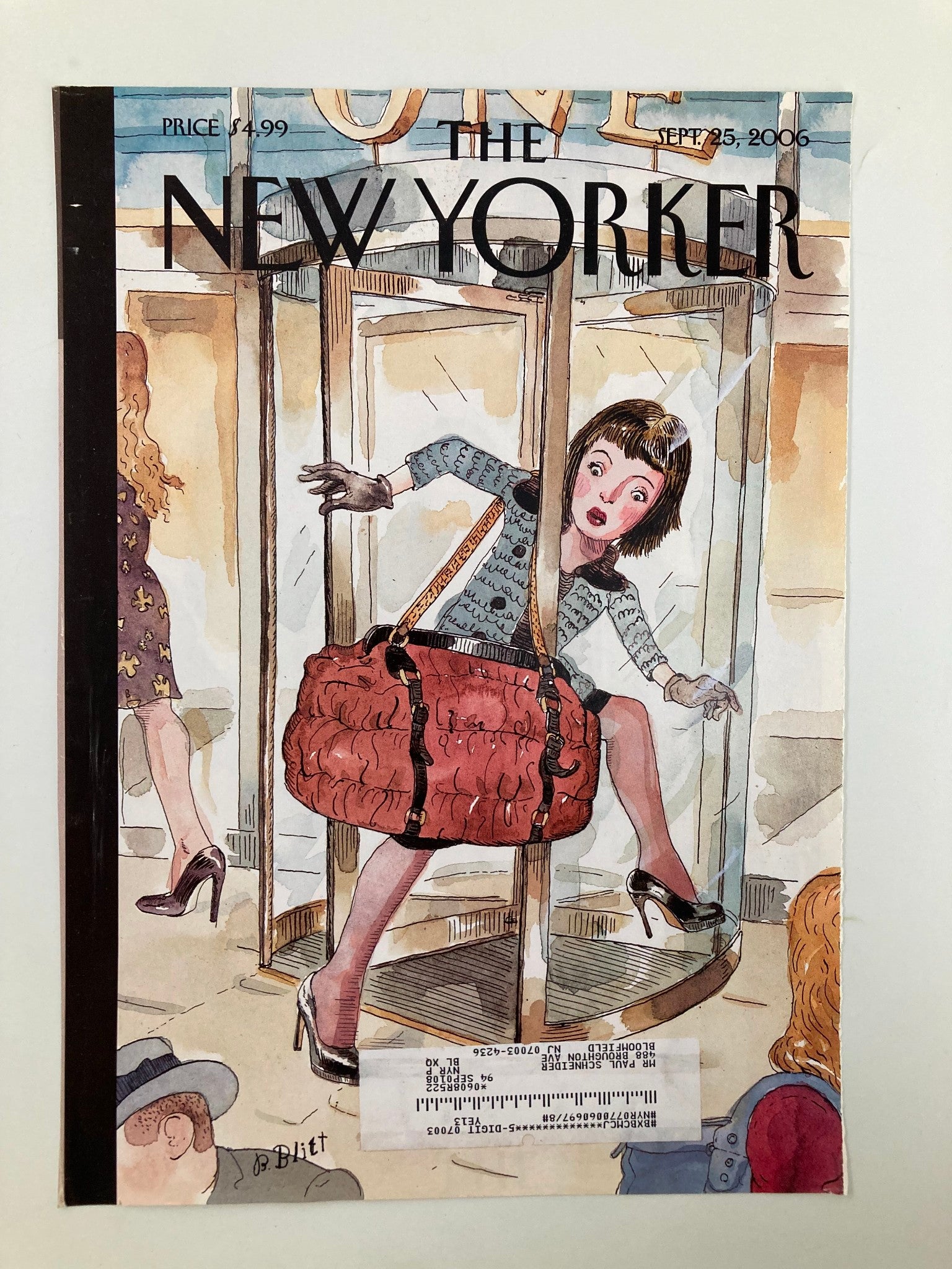 COVER ONLY The New Yorker September 25 2006 Wasted Energy by Barry Blitt