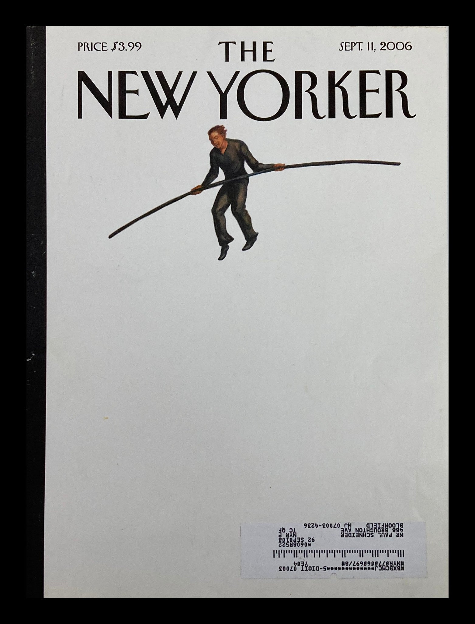 COVER ONLY The New Yorker September 11 2006 Soaring Spirits by John Mavroudis