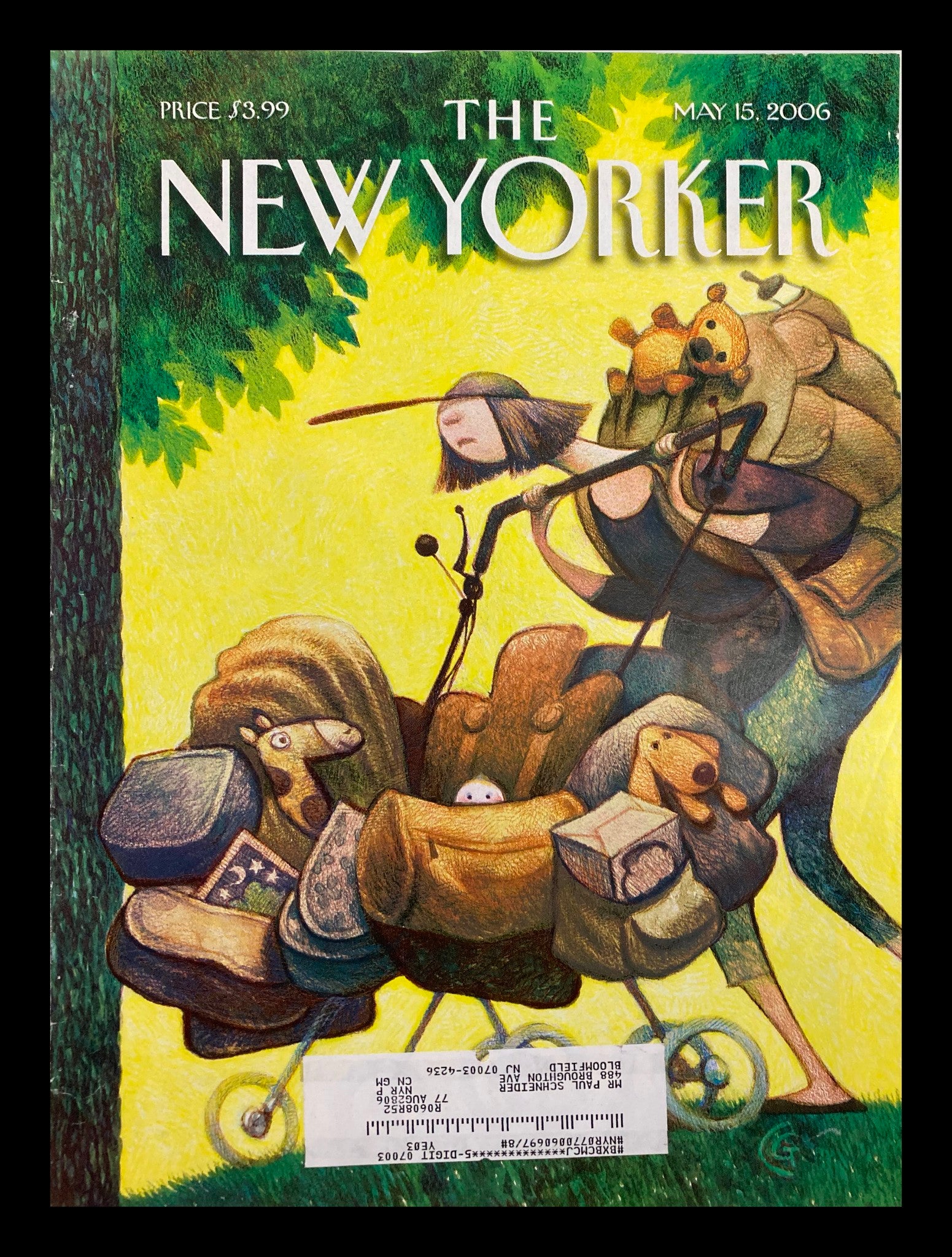 COVER ONLY The New Yorker May 15 2006 Happy Mother's Day by Carter Goodrich