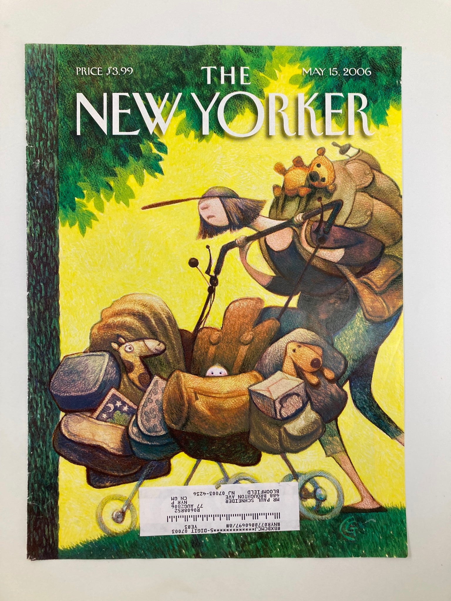 COVER ONLY The New Yorker May 15 2006 Happy Mother's Day by Carter Goodrich