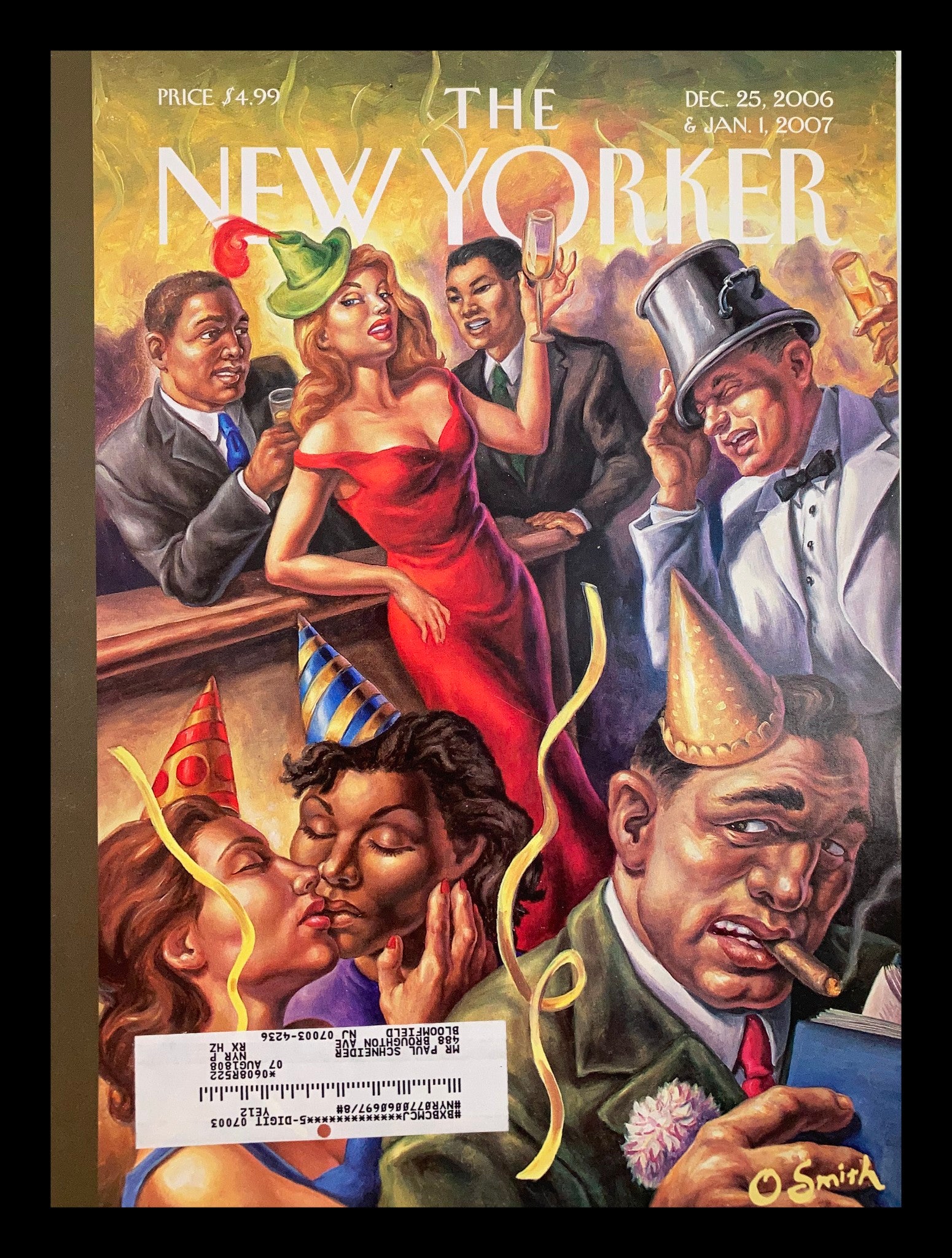 COVER ONLY The New Yorker December 25 2006 A New Beginning by Owen Smith