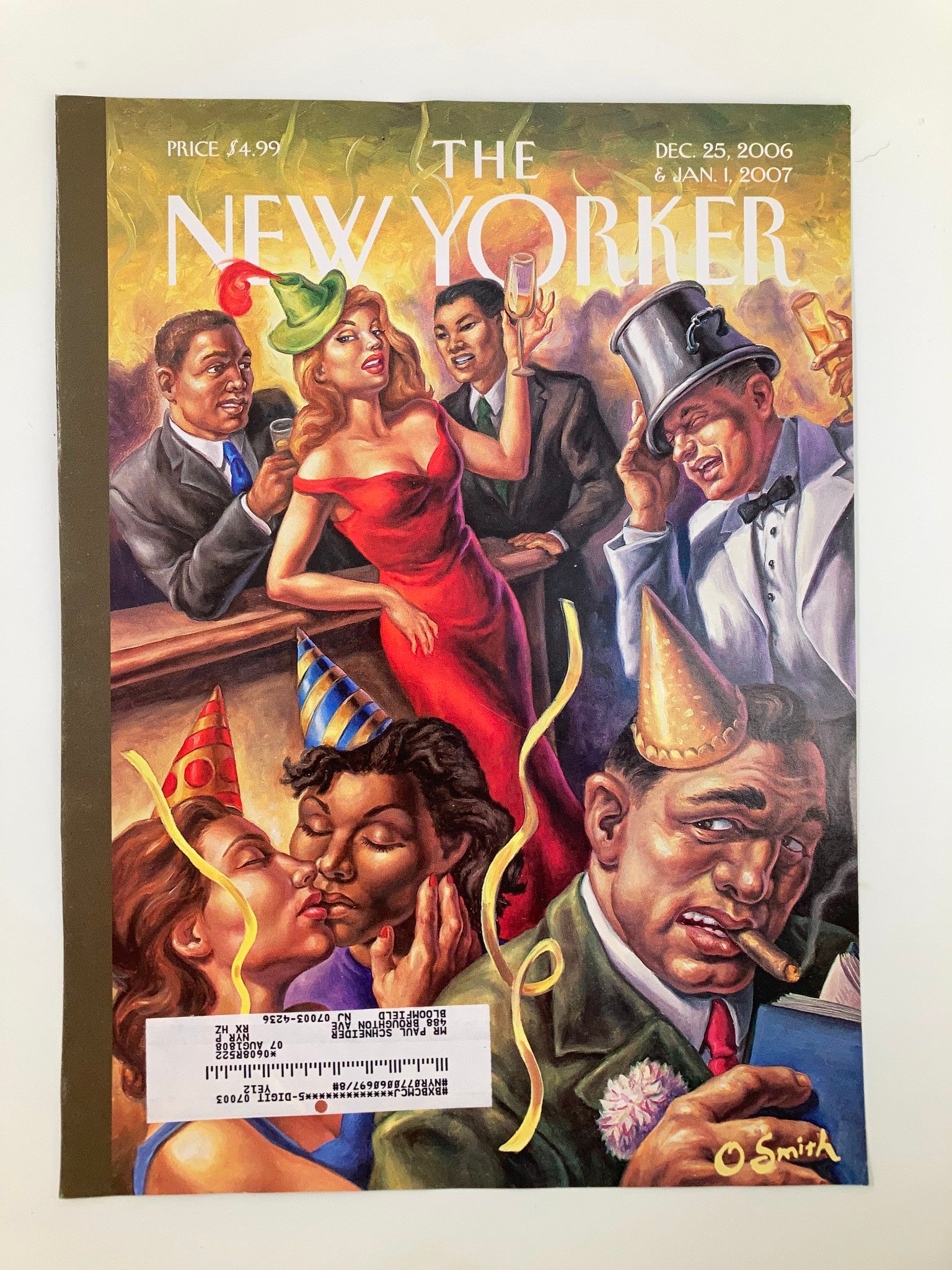 COVER ONLY The New Yorker December 25 2006 A New Beginning by Owen Smith