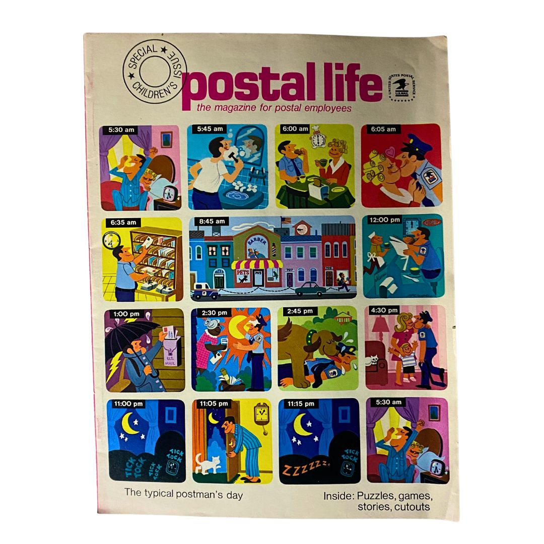 VTG Postal Life Magazine MISSINGYEAR Special Issue Typical Postman's Day