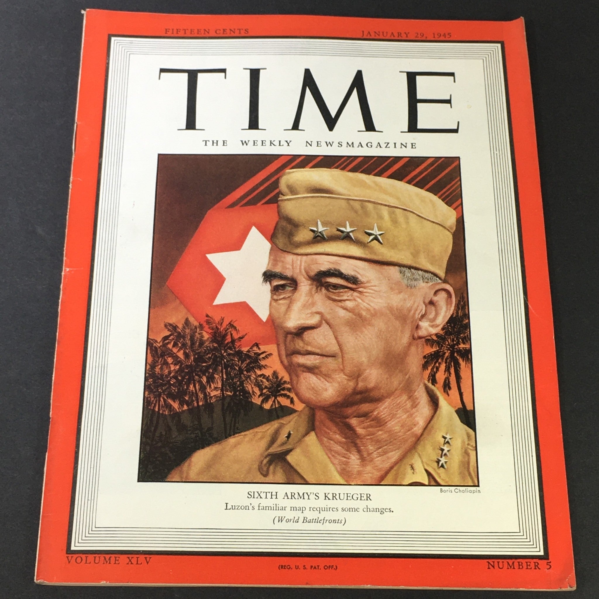 VTG Time Magazine Vol. 45 #5 January 29 1945 - General Walter Krueger