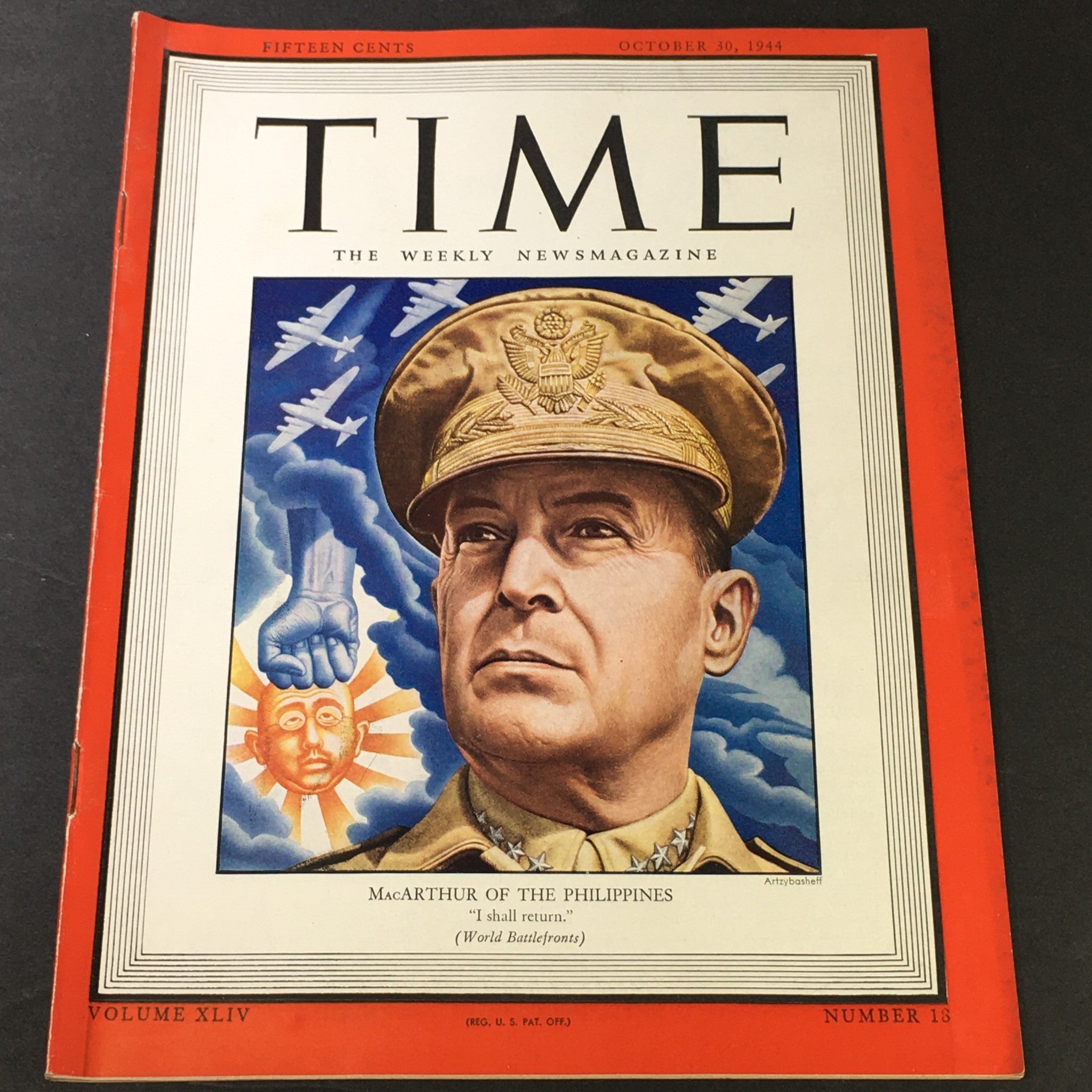 VTG Time Magazine Vol. 44 #18 October 30 1944 - General Douglas MacArthur