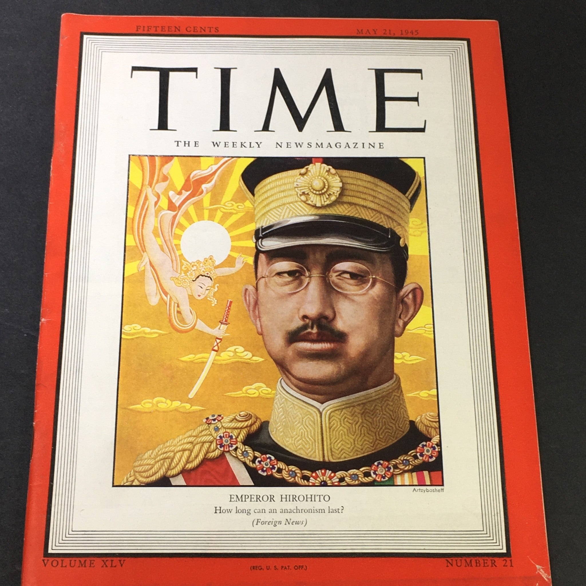 VTG Time Magazine Vol. 45 #21 May 21 1945 - Japan's Emperor Hirohito