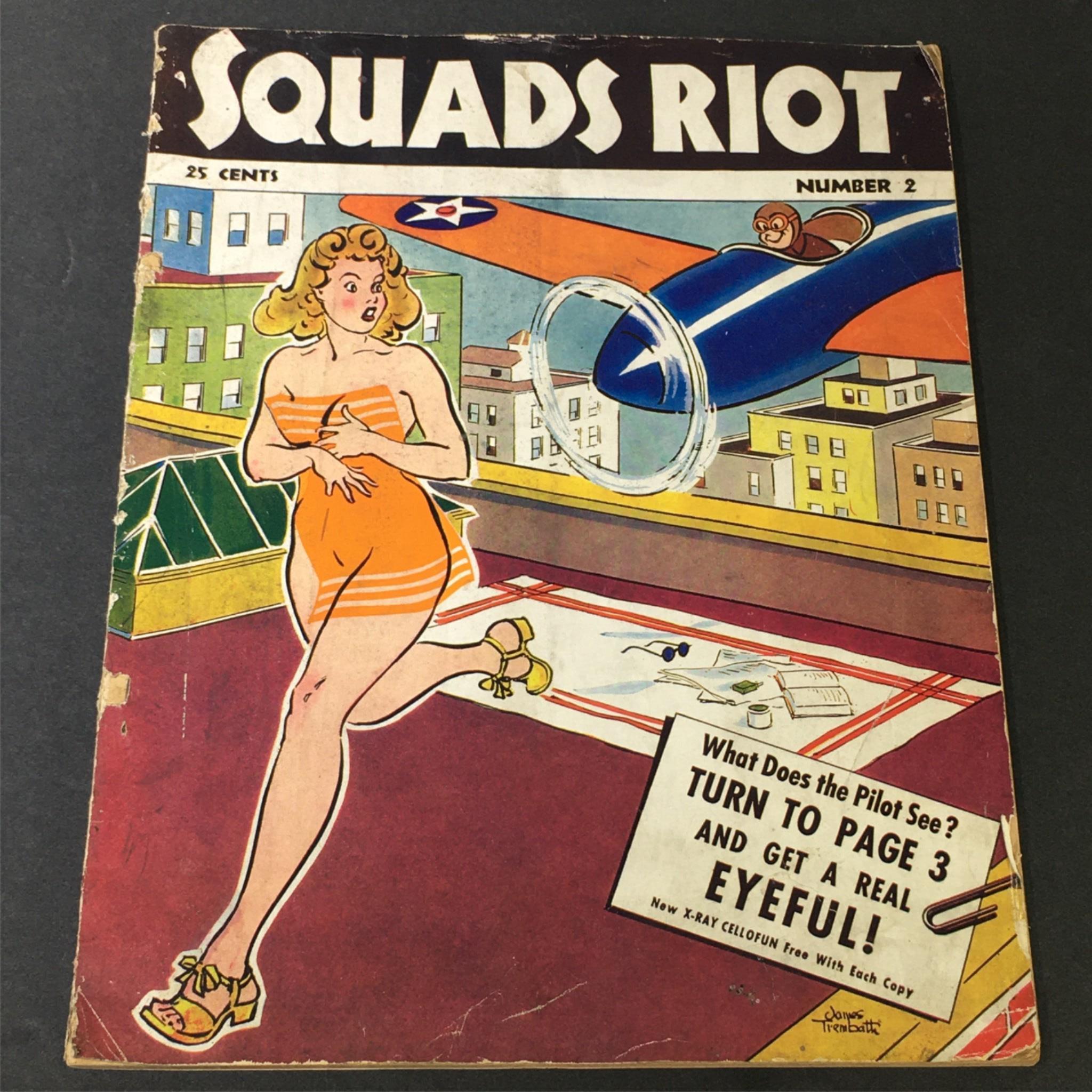 VTG Squads Riot #2 Magazine 1941 - Jane Russell Photos / Captain Corrupt