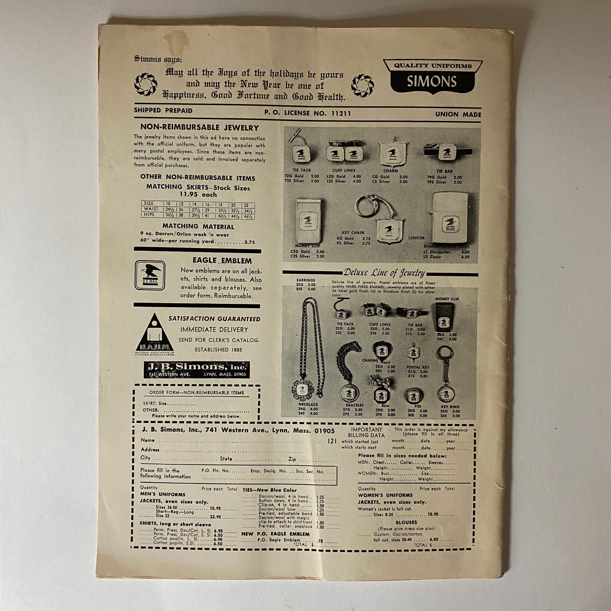 The American Postal Worker Magazine December 1971 The First Day of Christmas