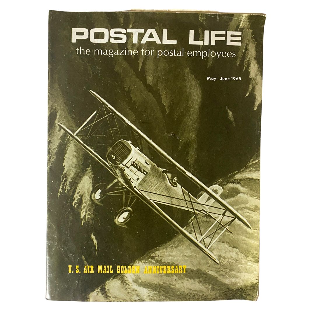 VTG Postal Life Magazine May - June 1968 U.S. Air Mail Golden Anniversary