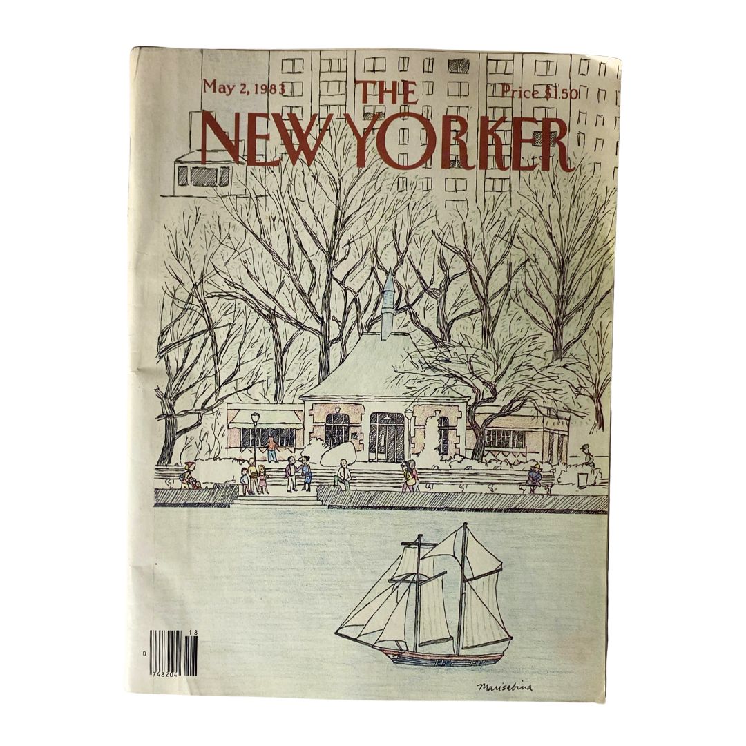 The New Yorker Full Magazine May 2 1983 Marisabina Russo's Cover No Label