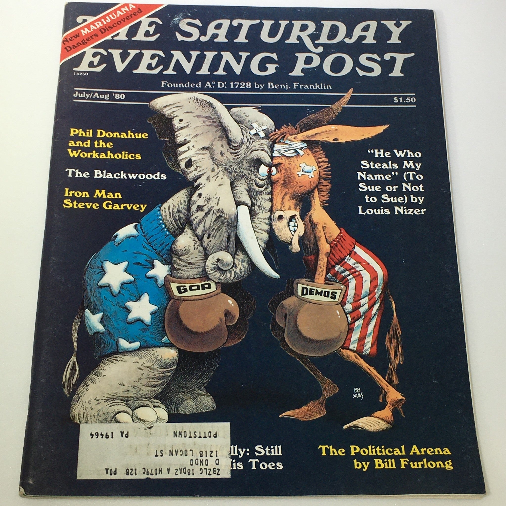 VTG The Saturday Evening Post July August 1980 - The Iron Man Steve Garvey