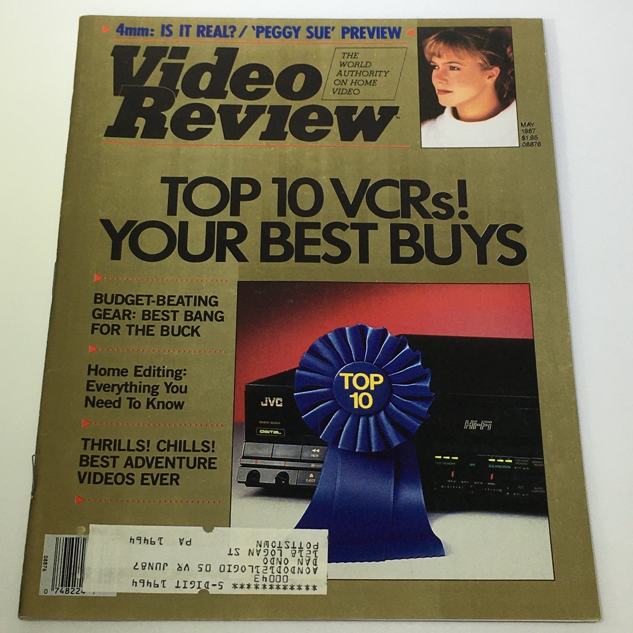 VTG Video Review Magazine May 1987 - Peggy Sue Preview / Best Adventure Videos