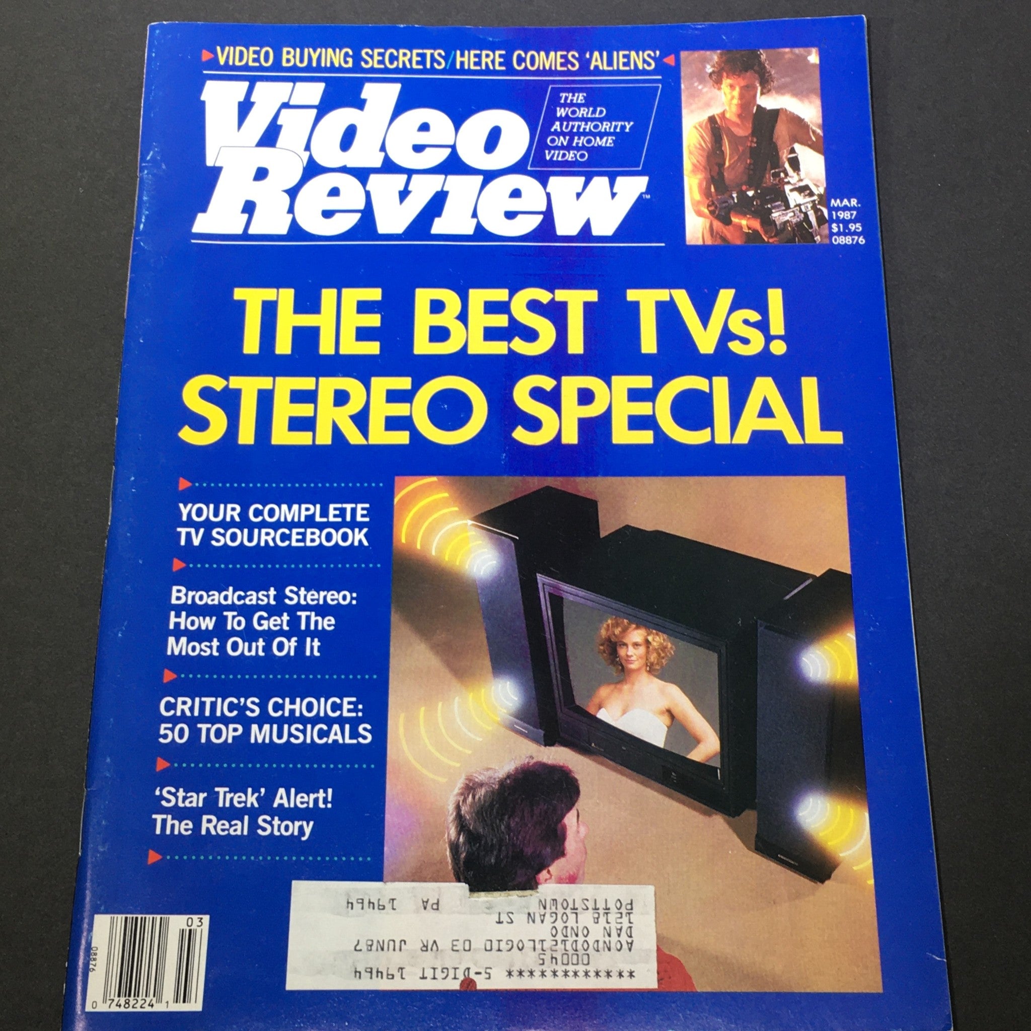 VTG Video Review Magazine March 1987 - 'Star Trek' Alert The Real Story