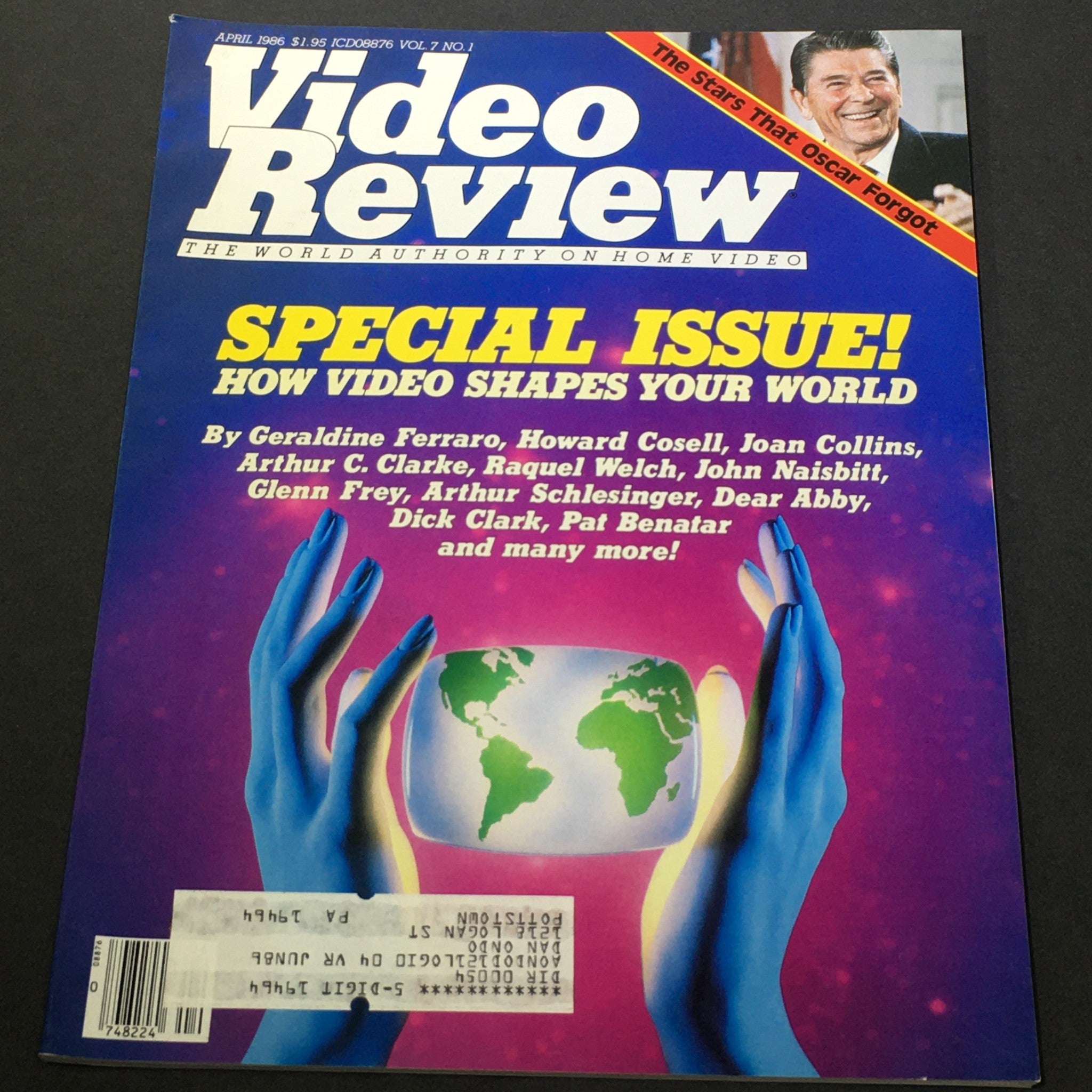 VTG Video Review Magazine April 1986 - Special Issue How Video Shapes Your World