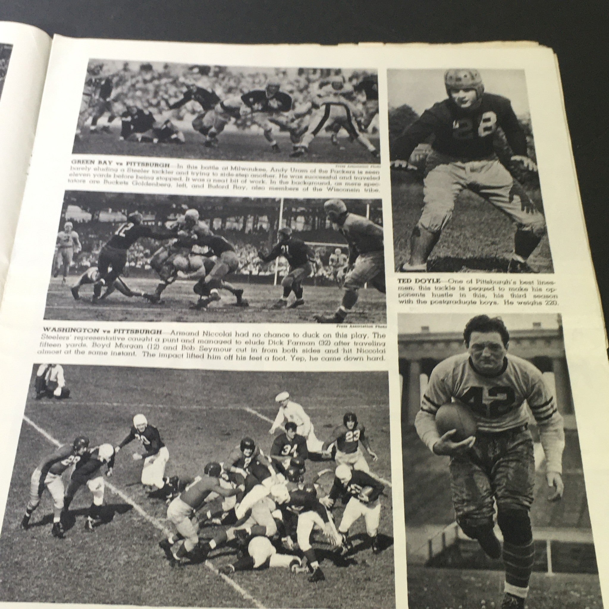 VTG Pro Football Illustrated Fall 1941 - Commissioner Elmer Layden / Andy Farkas