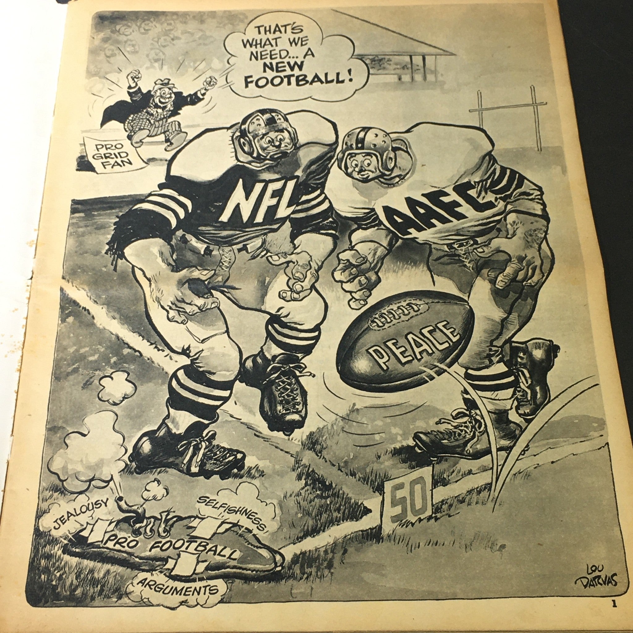 VTG Sports Review Pro Football Illustrated Vol. 9 #4 1949 - NFL & AAFC Roundup