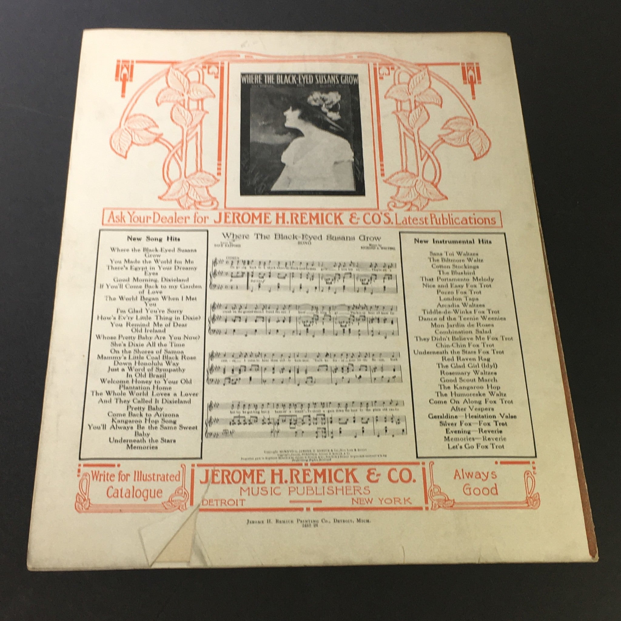 VTG RARE Pretty Baby Song - The Passing Show of 1916 Music by Tony Jackson