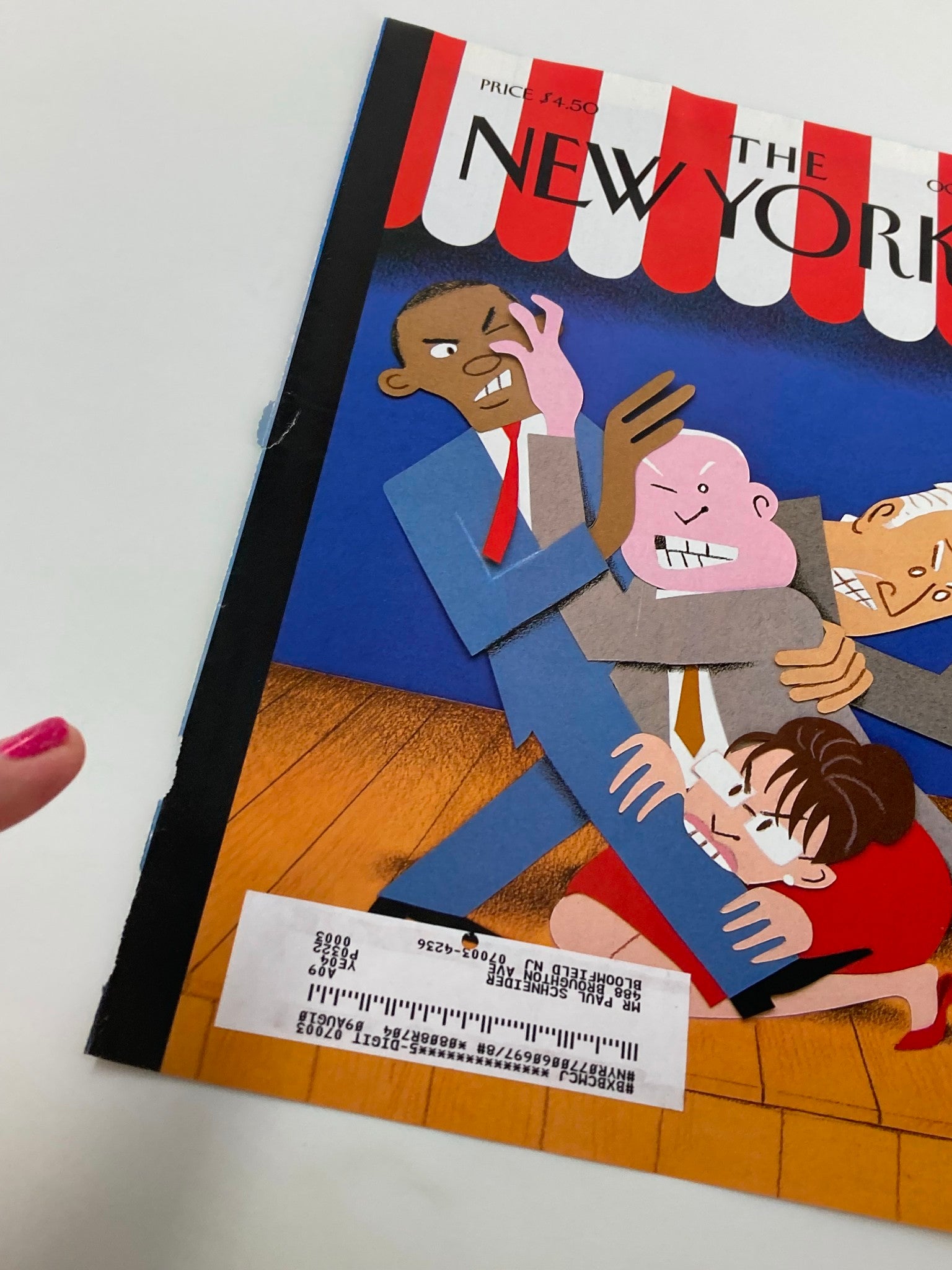 COVER ONLY The New Yorker October 27 2008 With Dignity by Richard McGuire