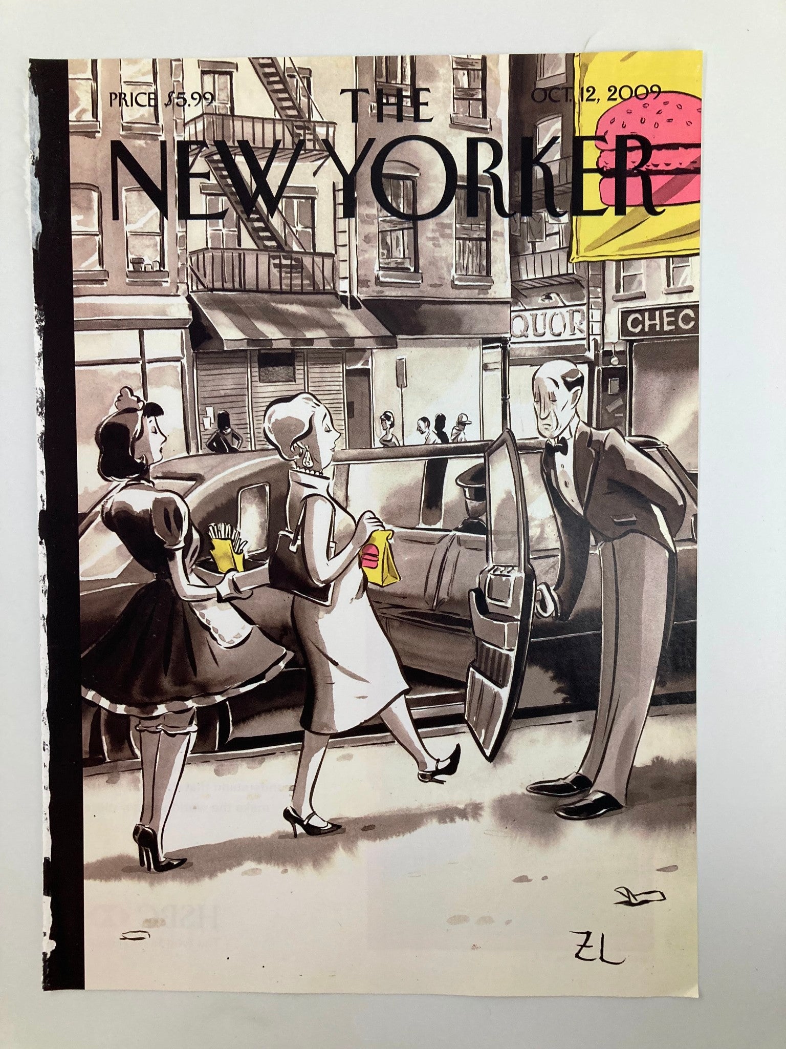 ⭐️未使用⭐️NEW YORKER ニューヨーカー 1960 OCTOBER 1 THE NEW YORKER MAGAZINE - ILLUSTRATED COVER