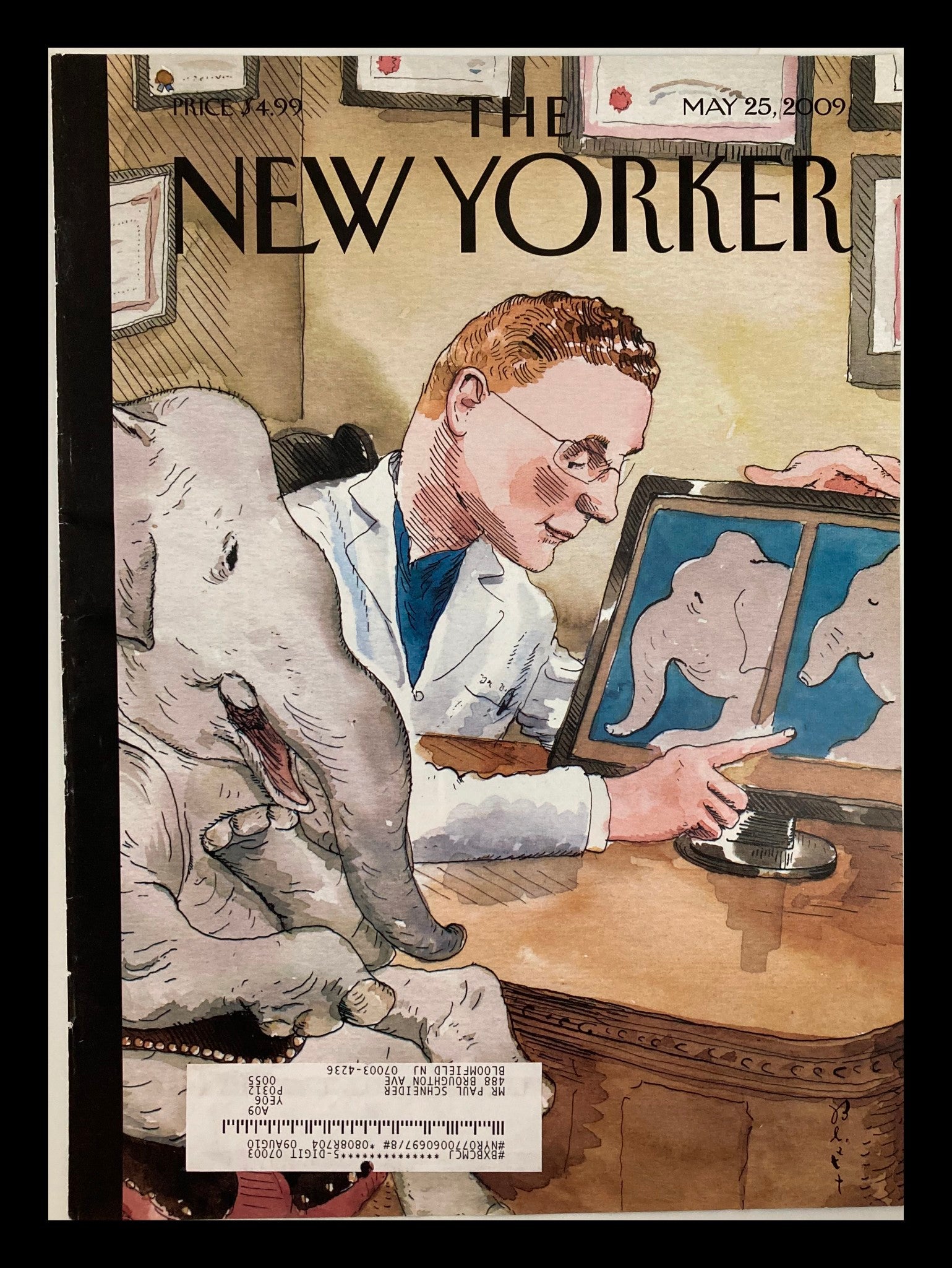 COVER ONLY The New Yorker May 25 2009 Nip and Tuck by Barry Blitt