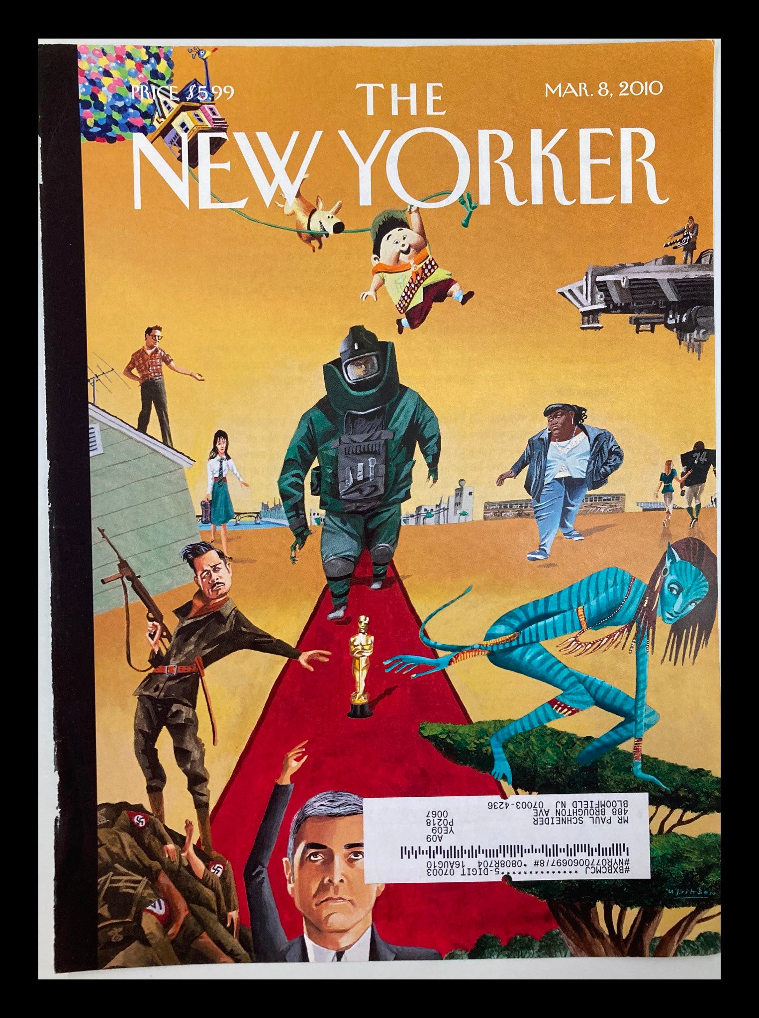 COVER ONLY The New Yorker March 8 2010 Ten Nominees by Mark Ulriksen