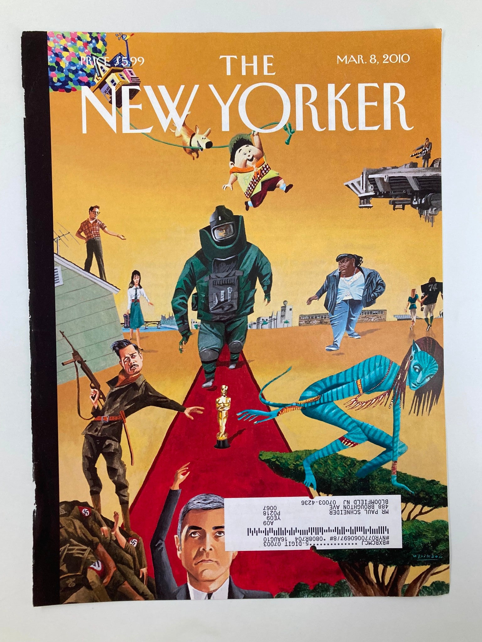 COVER ONLY The New Yorker March 8 2010 Ten Nominees by Mark Ulriksen