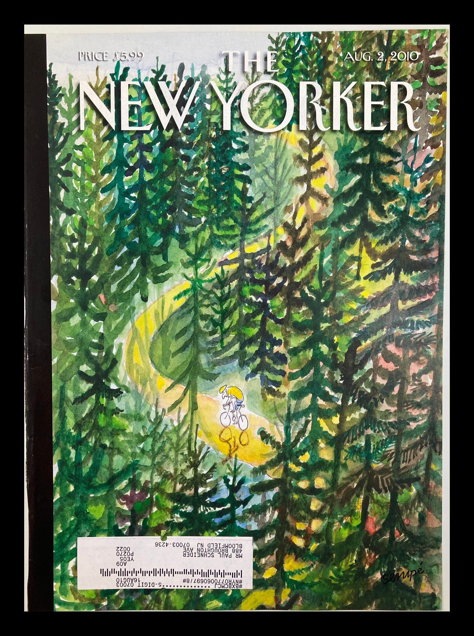 COVER ONLY The New Yorker August 2 2010 The Joys and Torments of Solitude