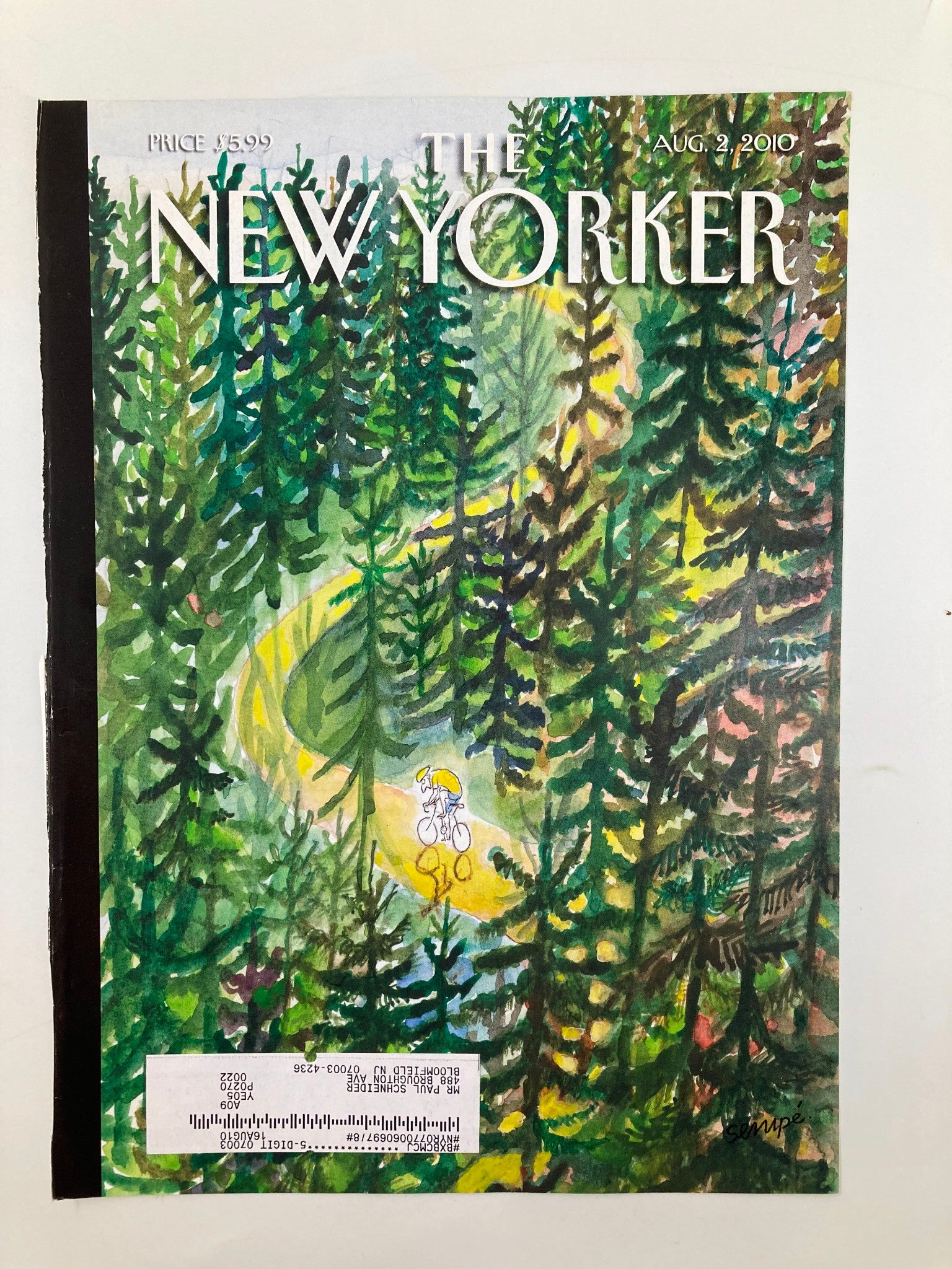 COVER ONLY The New Yorker August 2 2010 The Joys and Torments of Solitude