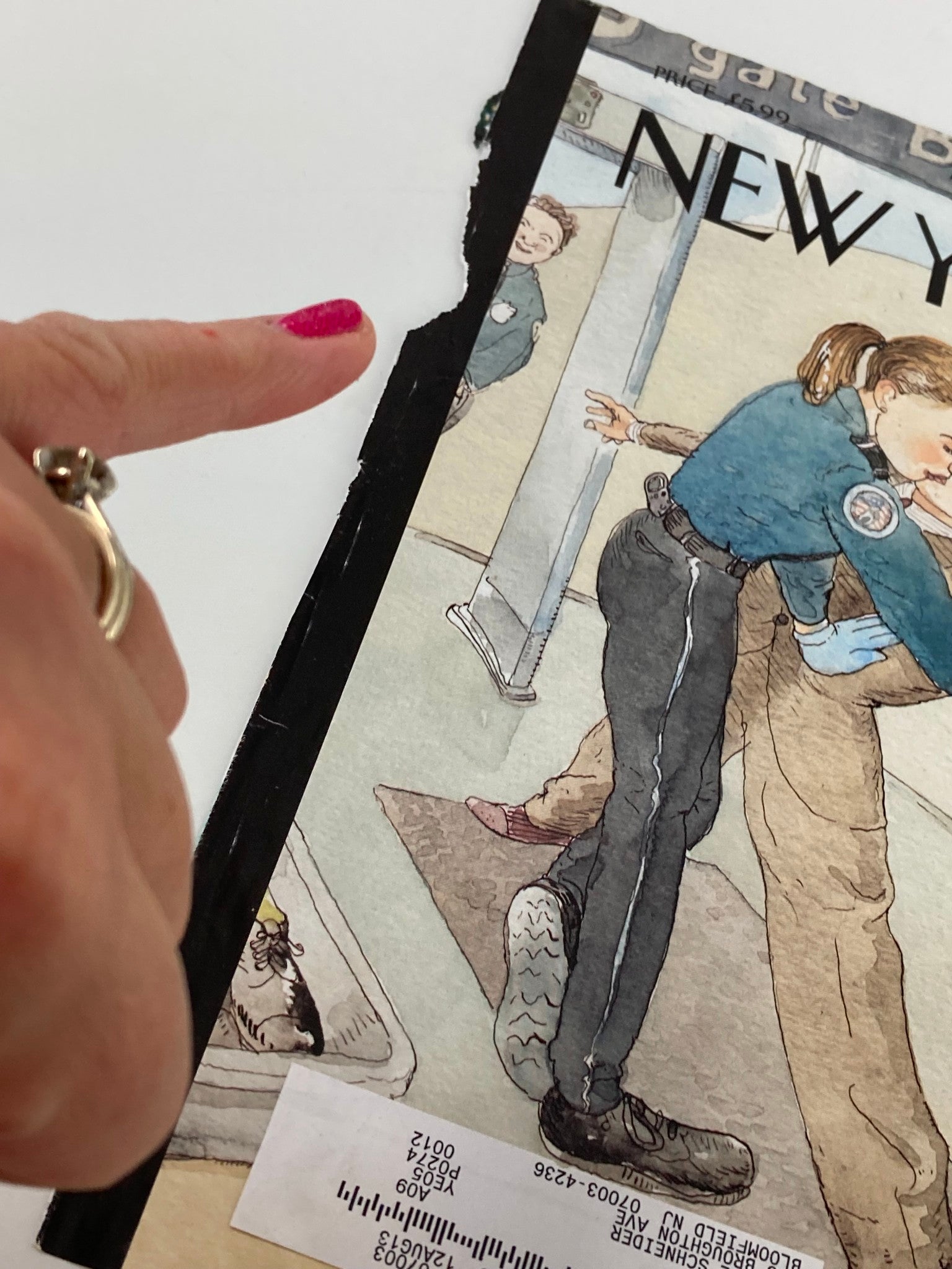 COVER ONLY The New Yorker December 6 2010 Feeling The Love by Barry Blitt