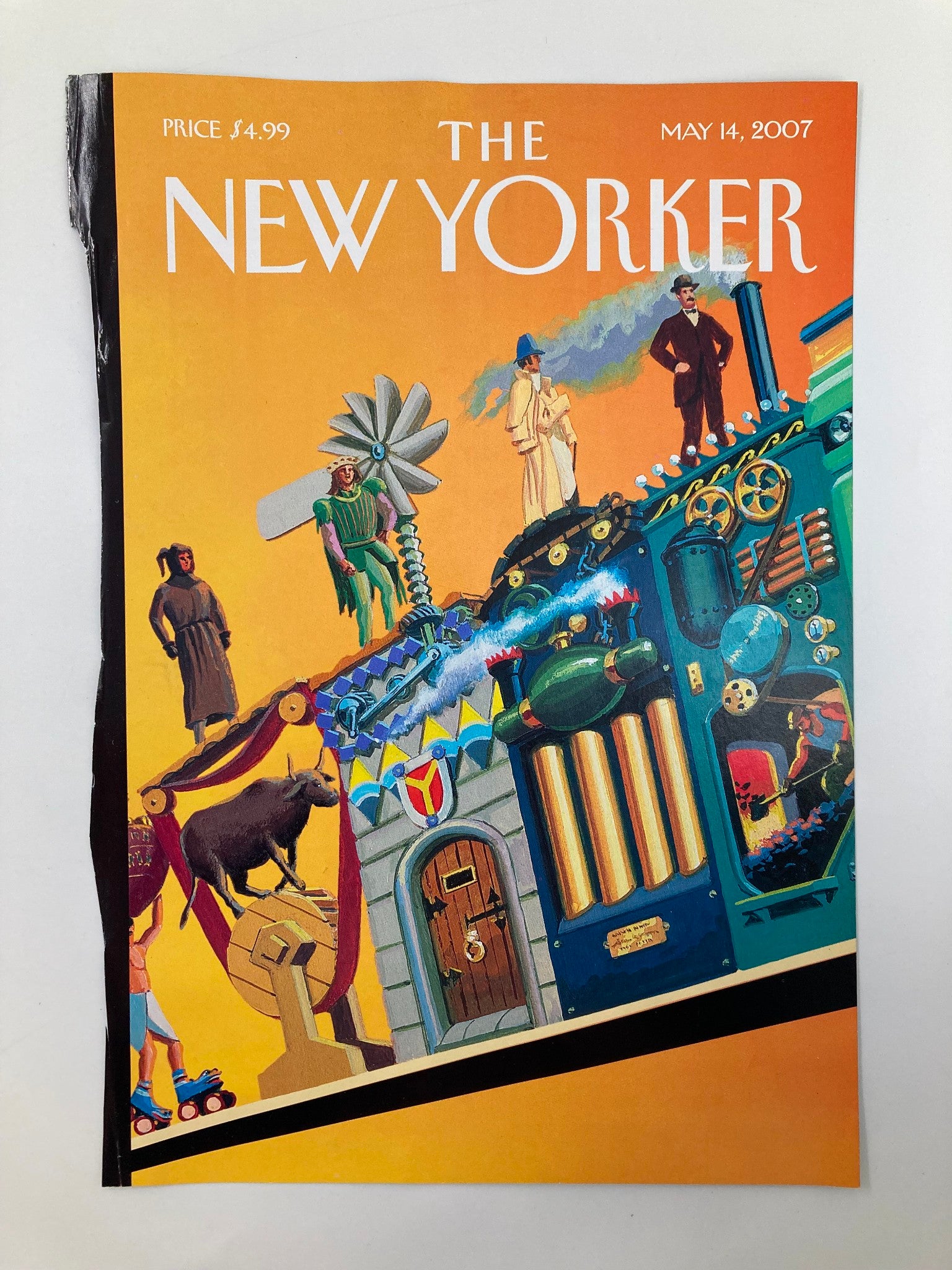 COVER ONLY The New Yorker May 14 2007 The Ascent of Man by Richard Brans