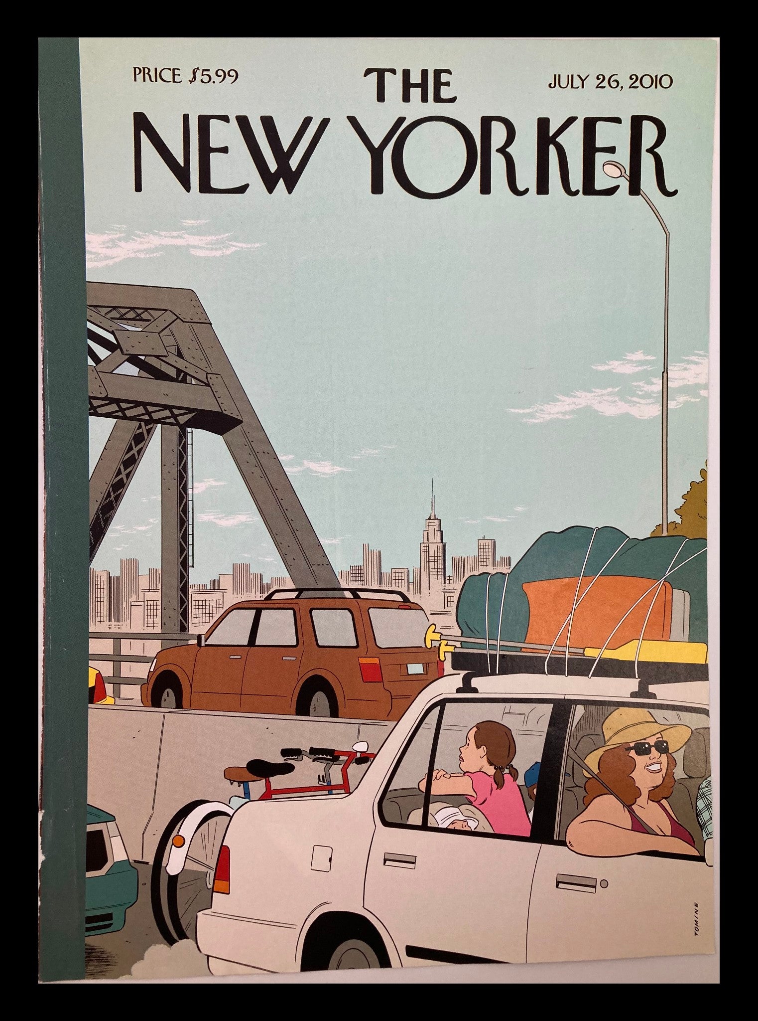 COVER ONLY The New Yorker July 26 2010 Summer Getaway by Adrian Tomine