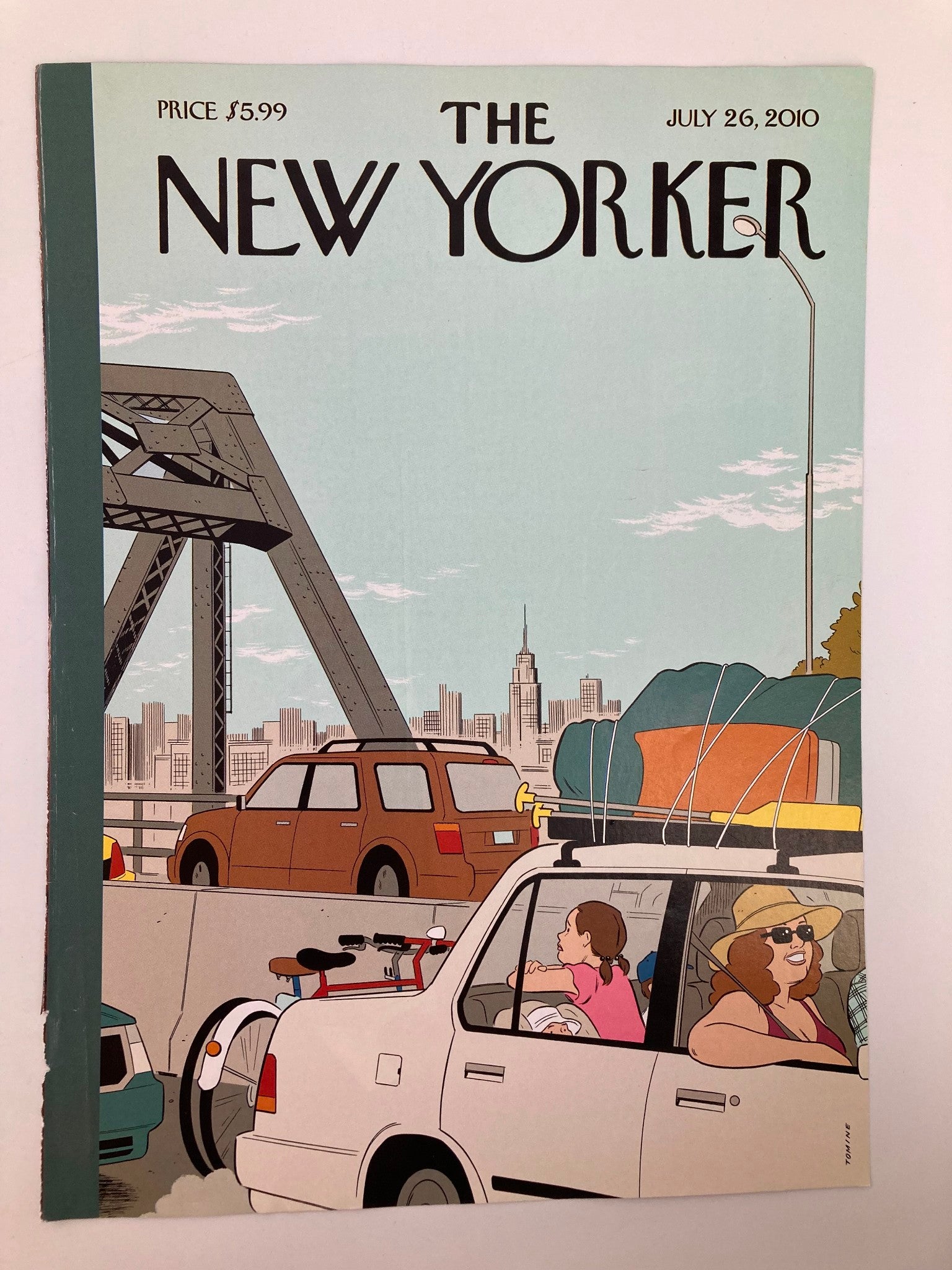 COVER ONLY The New Yorker July 26 2010 Summer Getaway by Adrian Tomine