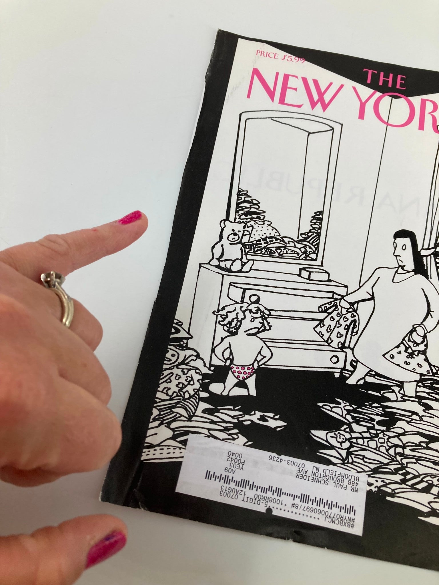 COVER ONLY The New Yorker September 26 2011 Theme Cover "No" by Bruce E Kaplan