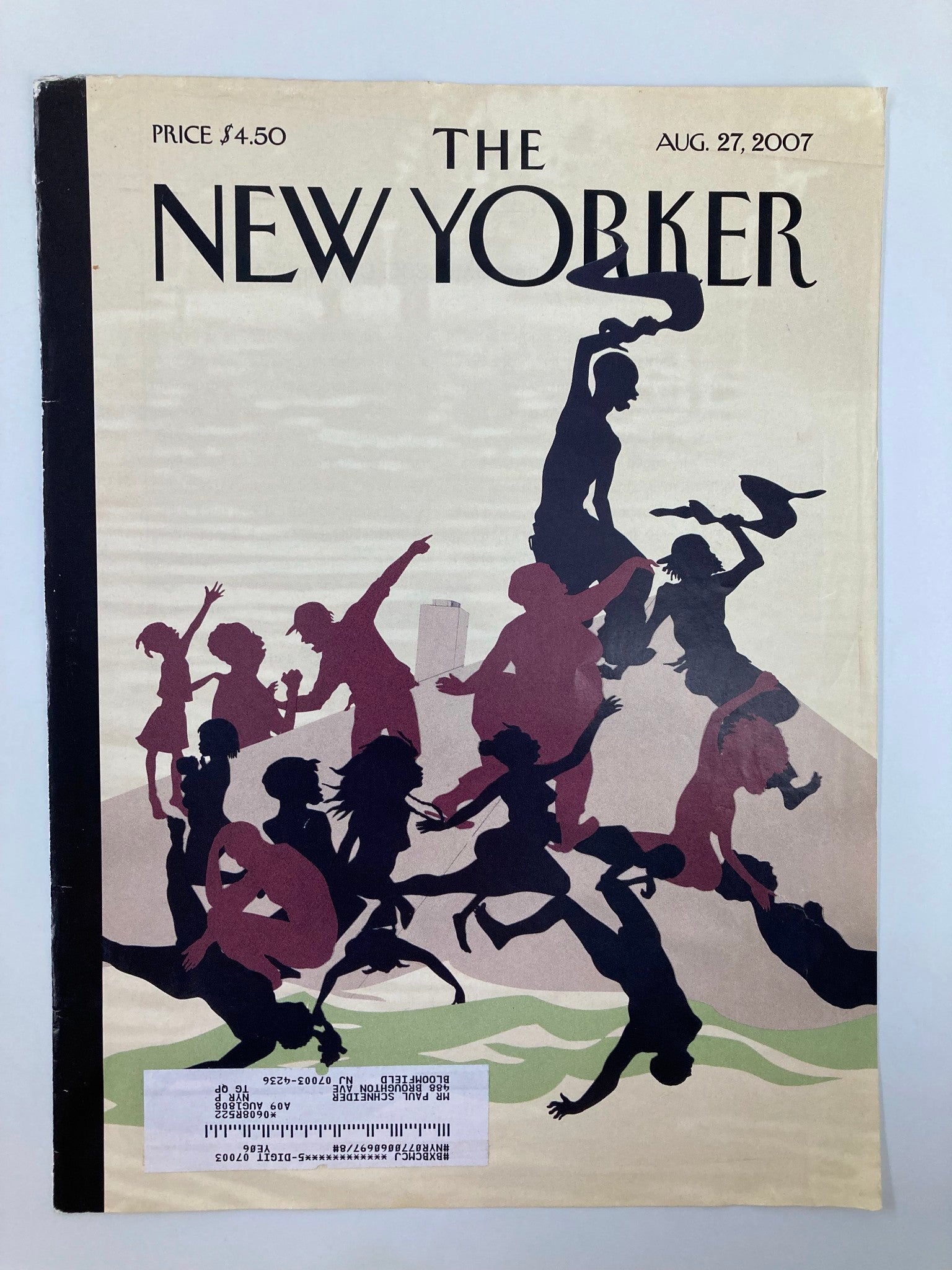 COVER ONLY The New Yorker August 27 2007 Post Katrina-Adrift by Kara Walker