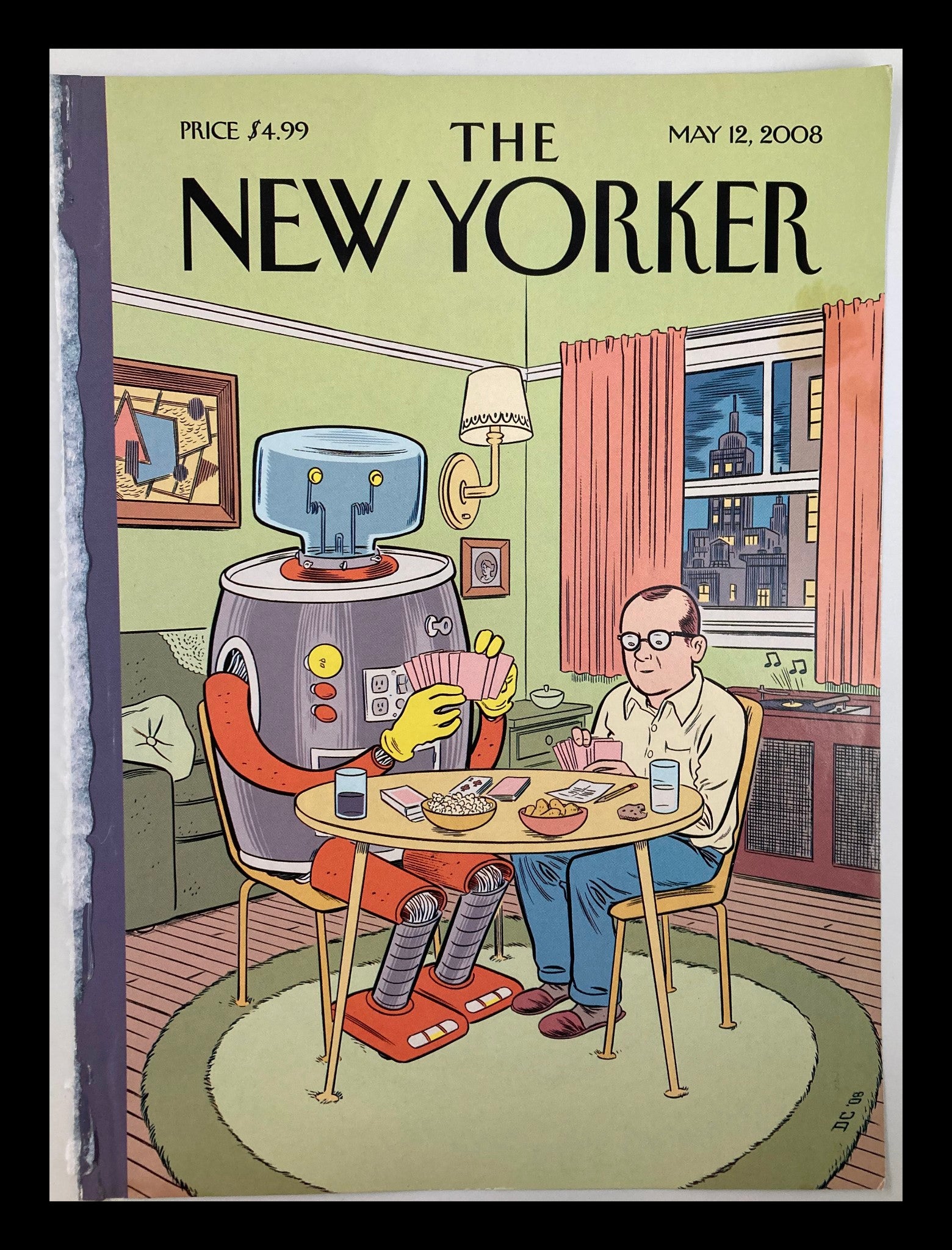 COVER ONLY The New Yorker May 12 2008 Man's Best Friend by Dan Clowes